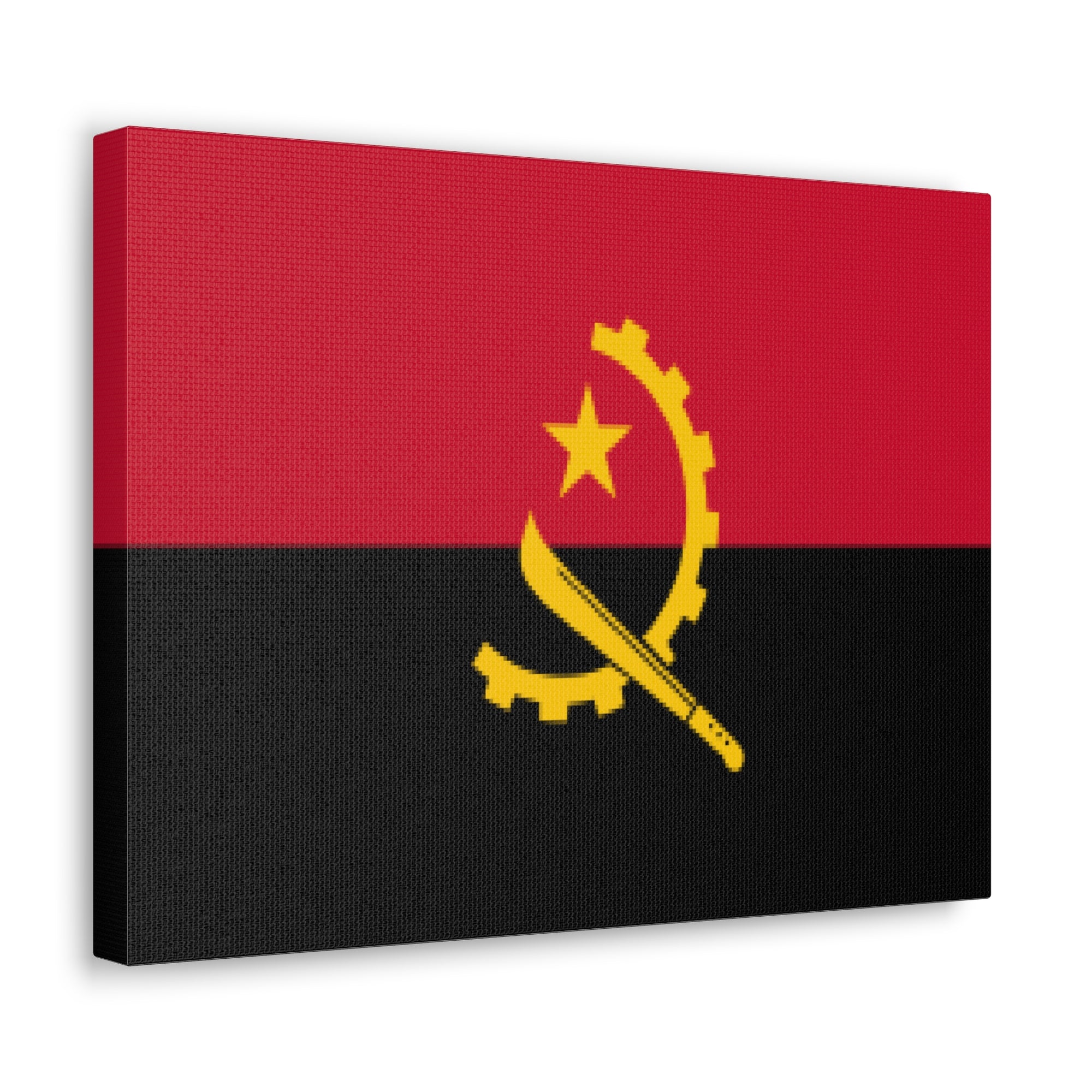 Angola Country Flag Canvas Vibrant Wall Art Unframed Home Decor-Express Your Love Gifts