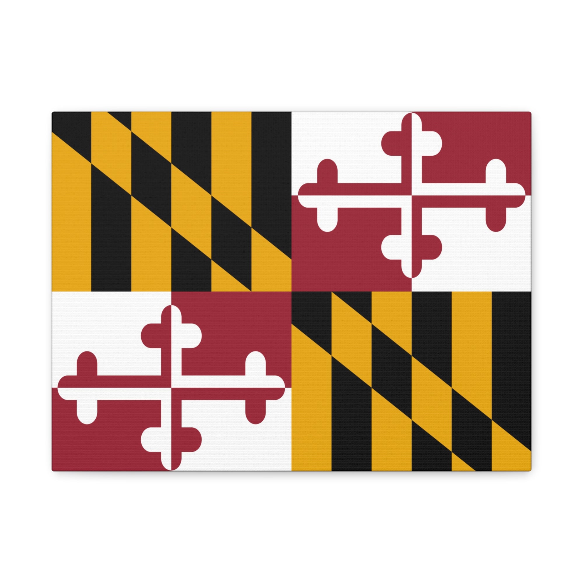 Maryland Stage Flag Canvas Vibrant Wall Art Unframed Home Decor-Express Your Love Gifts