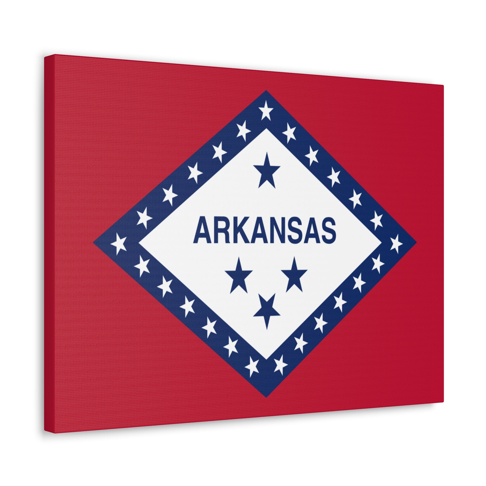 Arkansas State Flag Canvas Vibrant Wall Art Unframed Home Decor-Express Your Love Gifts