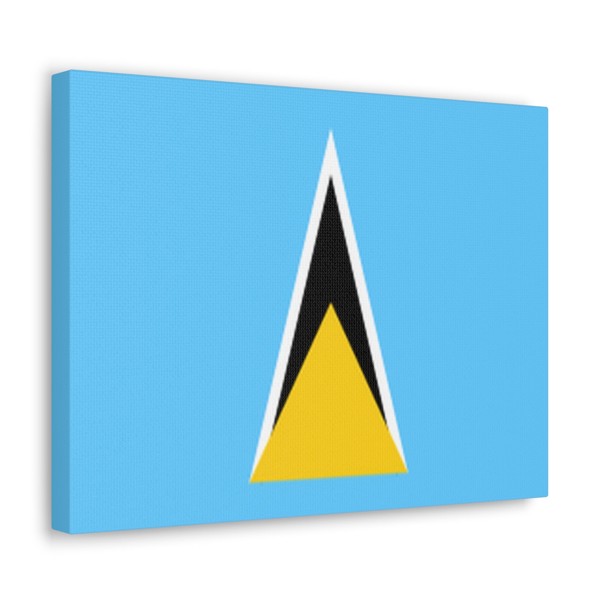 Saint Lucia Country Flag Canvas Vibrant Wall Art Unframed Home Decor-Express Your Love Gifts