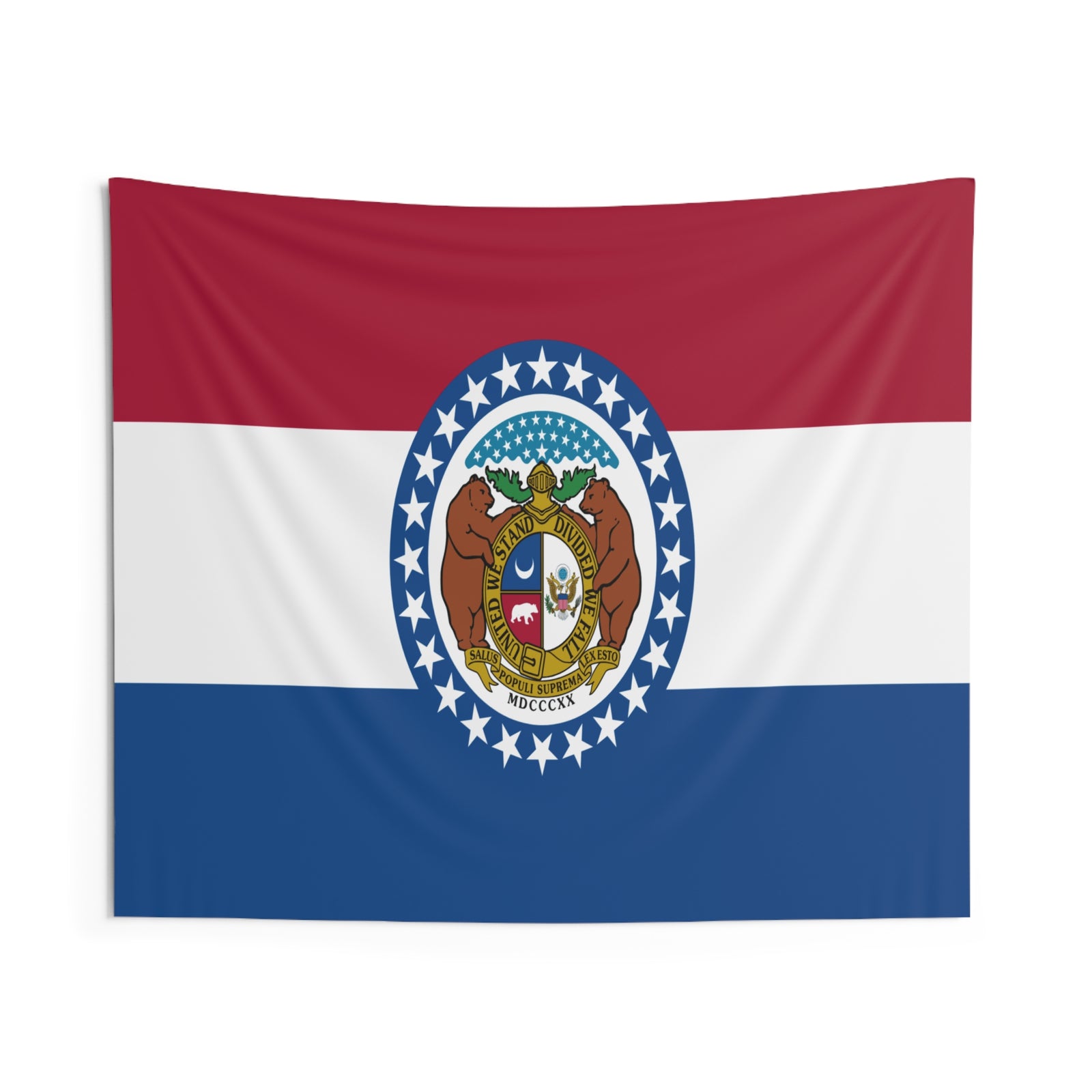 Missouri State Flag Wall Hanging Tapestry-Express Your Love Gifts