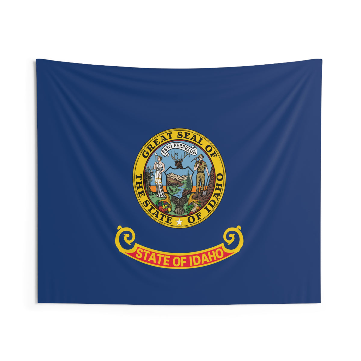 Idaho State Flag Wall Hanging Tapestry-Express Your Love Gifts