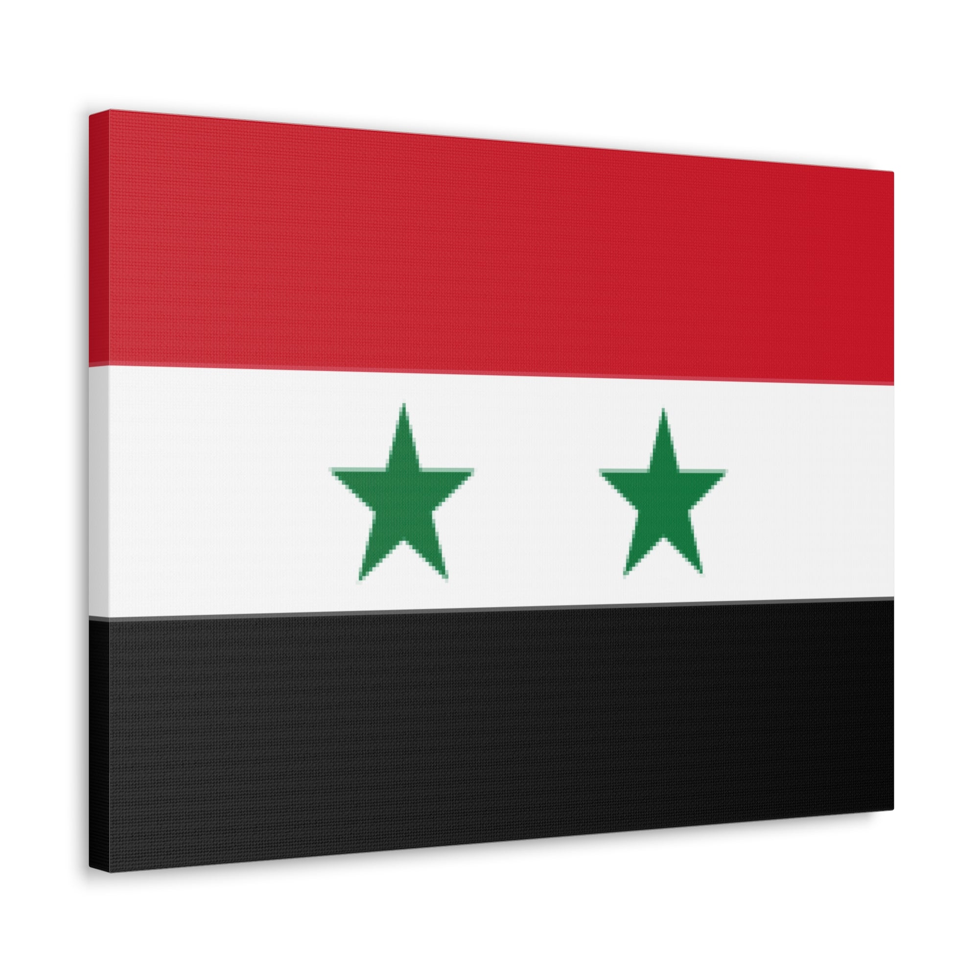 Syria Country Flag Canvas Vibrant Wall Art Unframed Home Decor-Express Your Love Gifts