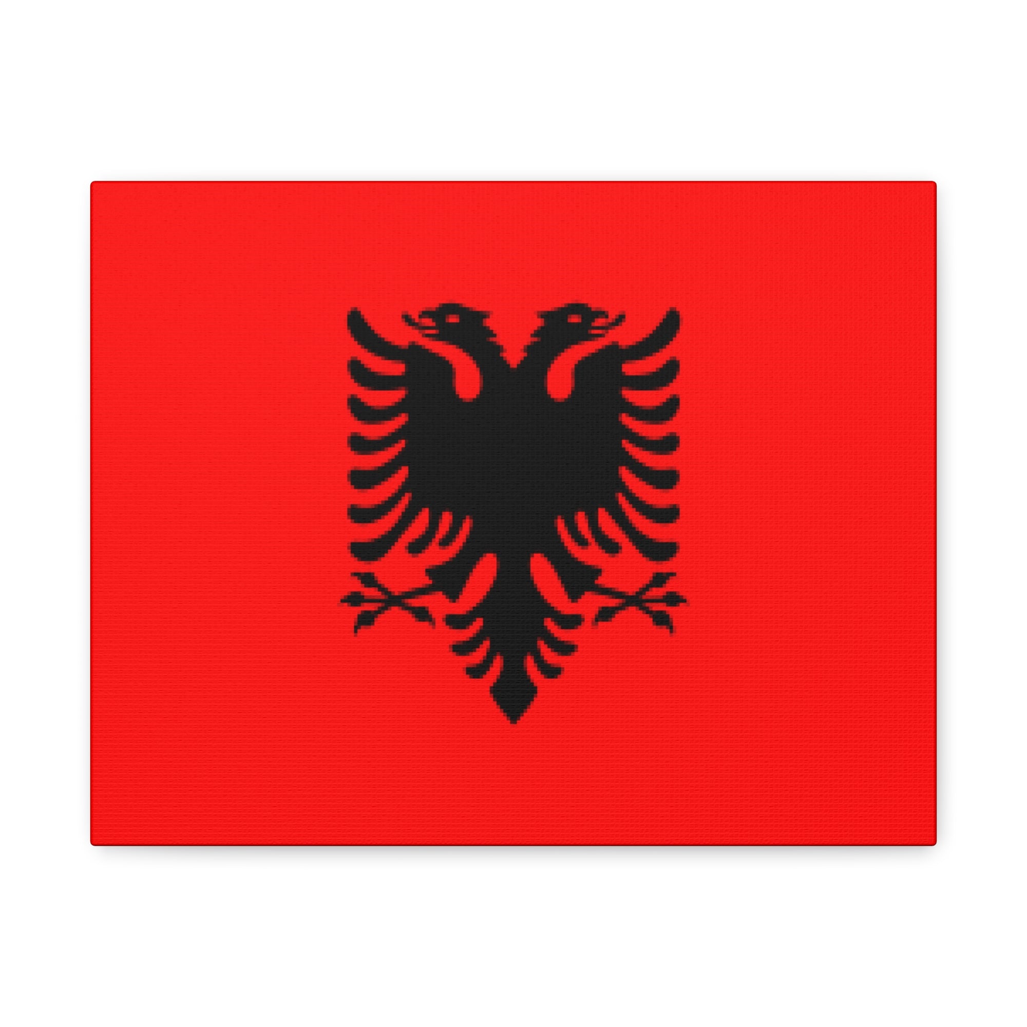 Albania Country Flag Canvas Vibrant Wall Art Unframed Home Decor-Express Your Love Gifts