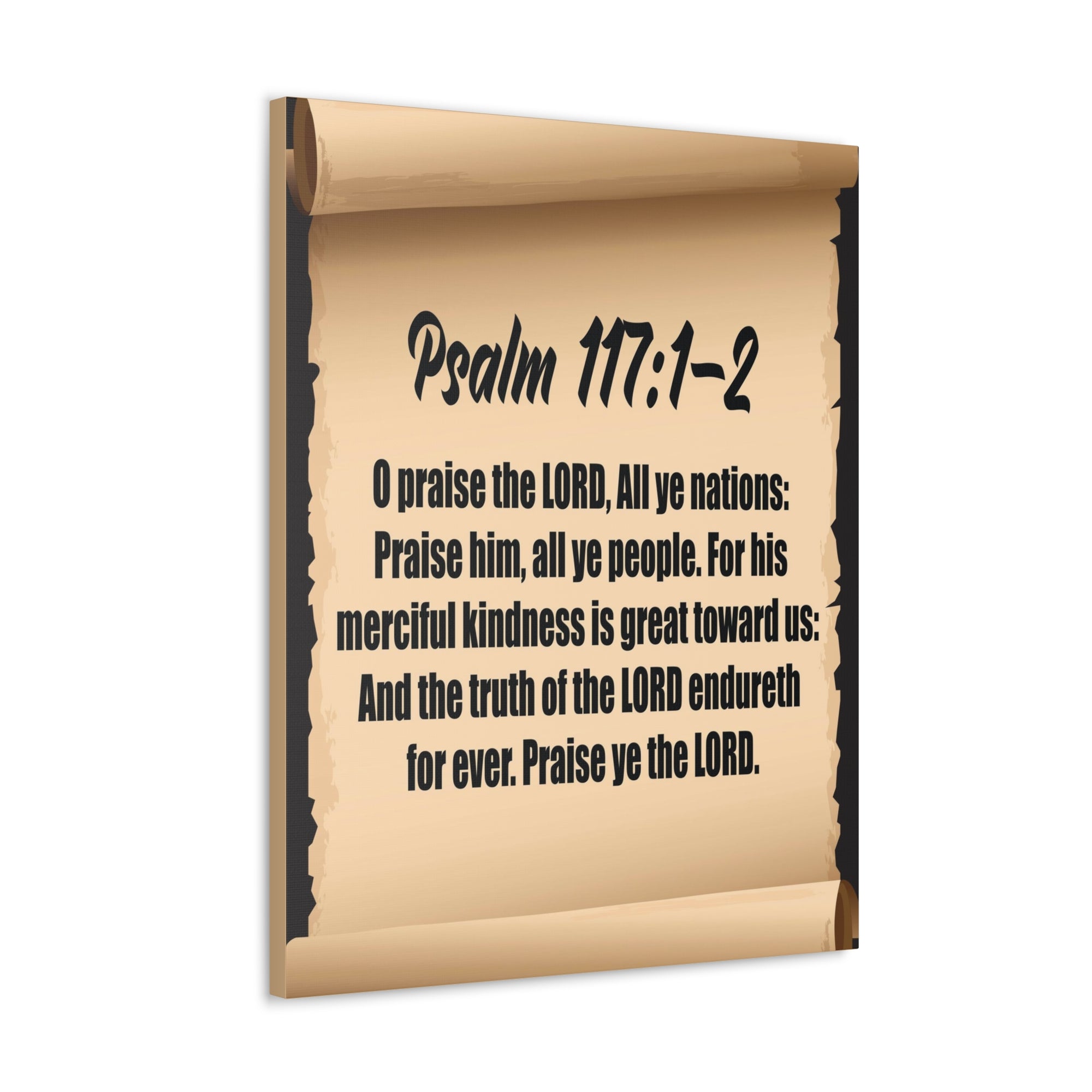 Scripture Walls O praise the Lord Psalm 117:2 Christian Wall Art Bible Verse Print Ready to Hang-Express Your Love Gifts