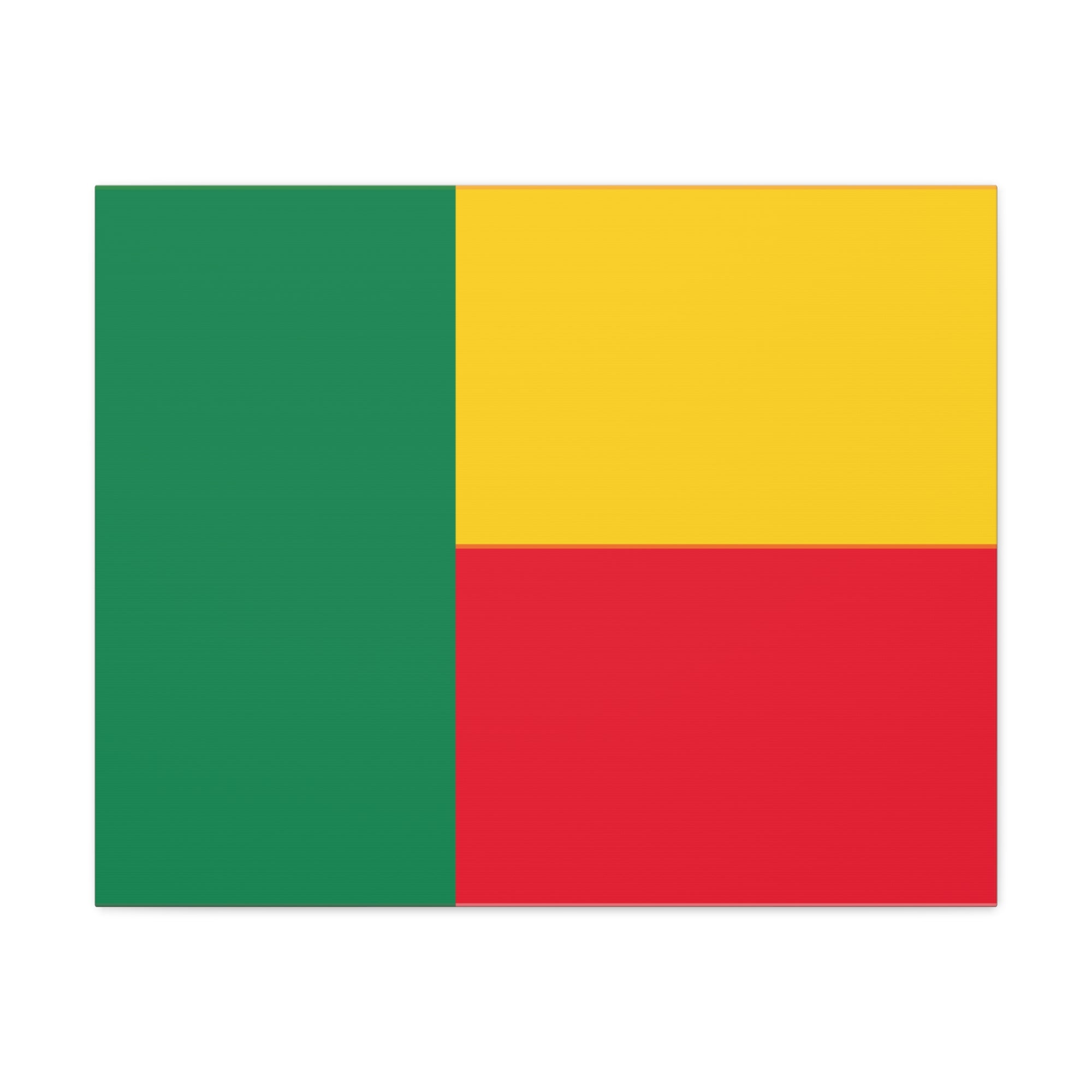 Benin Country Flag Canvas Vibrant Wall Art Unframed Home Decor-Express Your Love Gifts