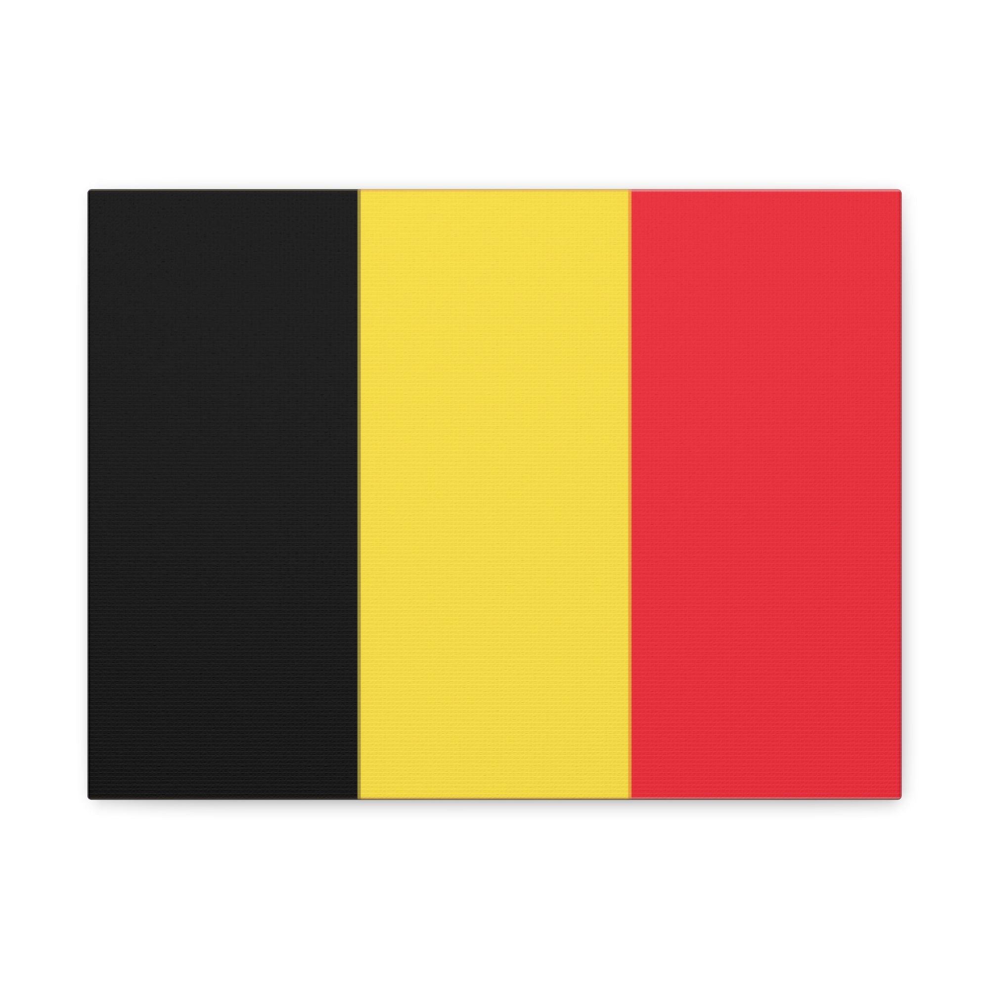 Belgium Country Flag Canvas Vibrant Wall Art Unframed Home Decor-Express Your Love Gifts