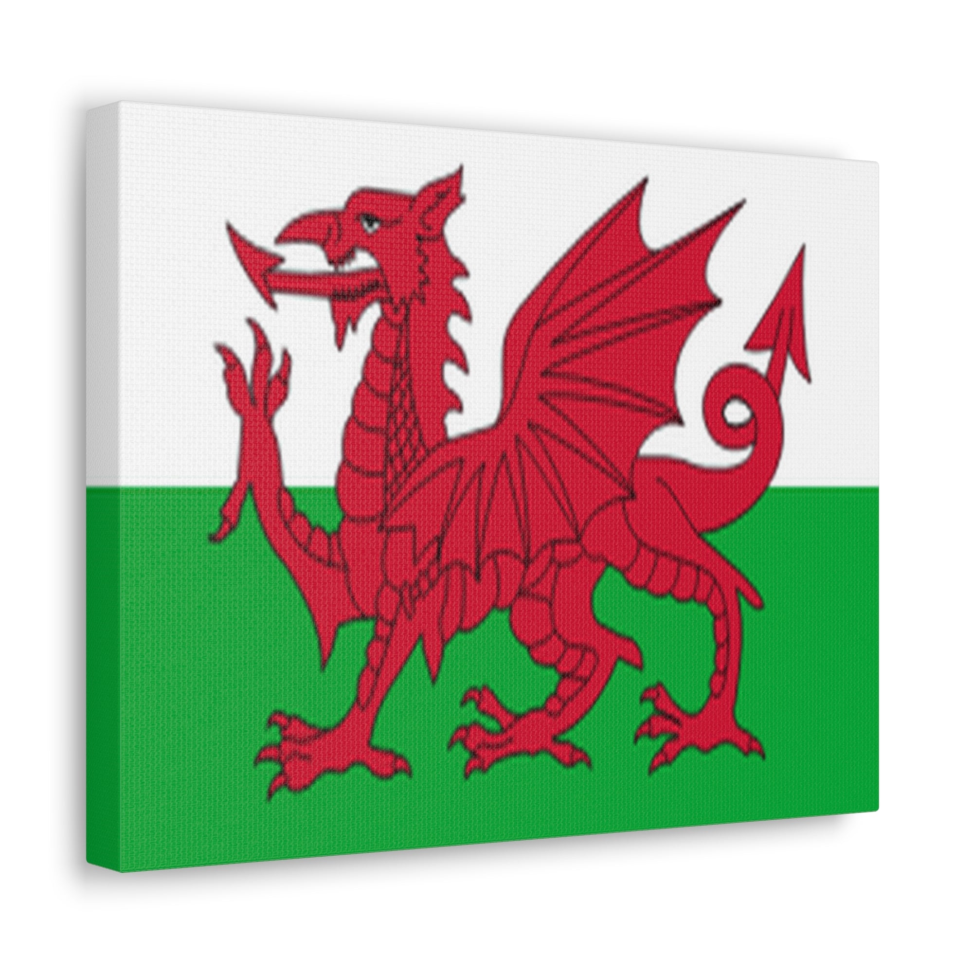 Wales Country Flag Canvas Vibrant Wall Art Unframed Home Decor-Express Your Love Gifts