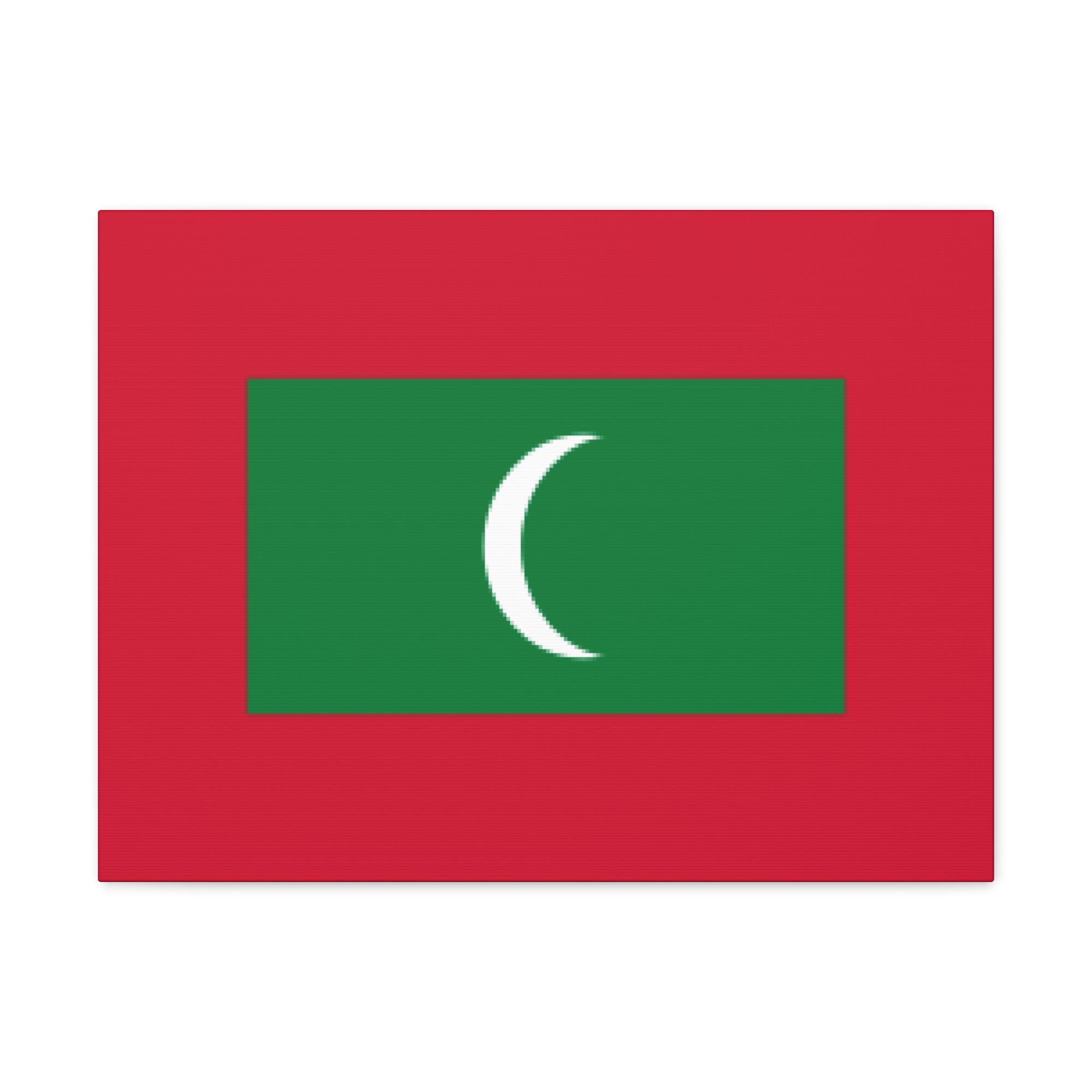 Maldives Country Flag Canvas Vibrant Wall Art Unframed Home Decor-Express Your Love Gifts