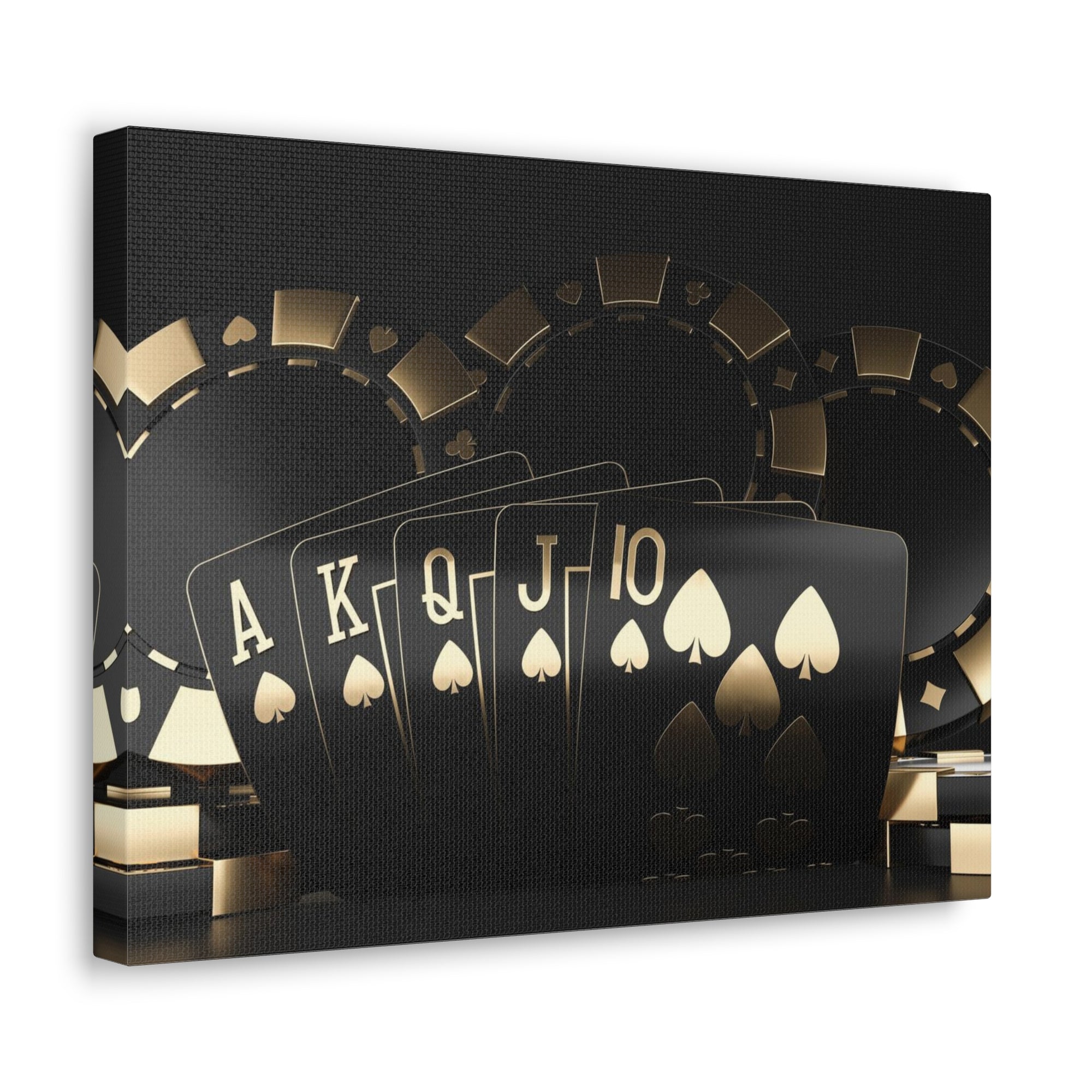 Royal Flush Win Wall Art