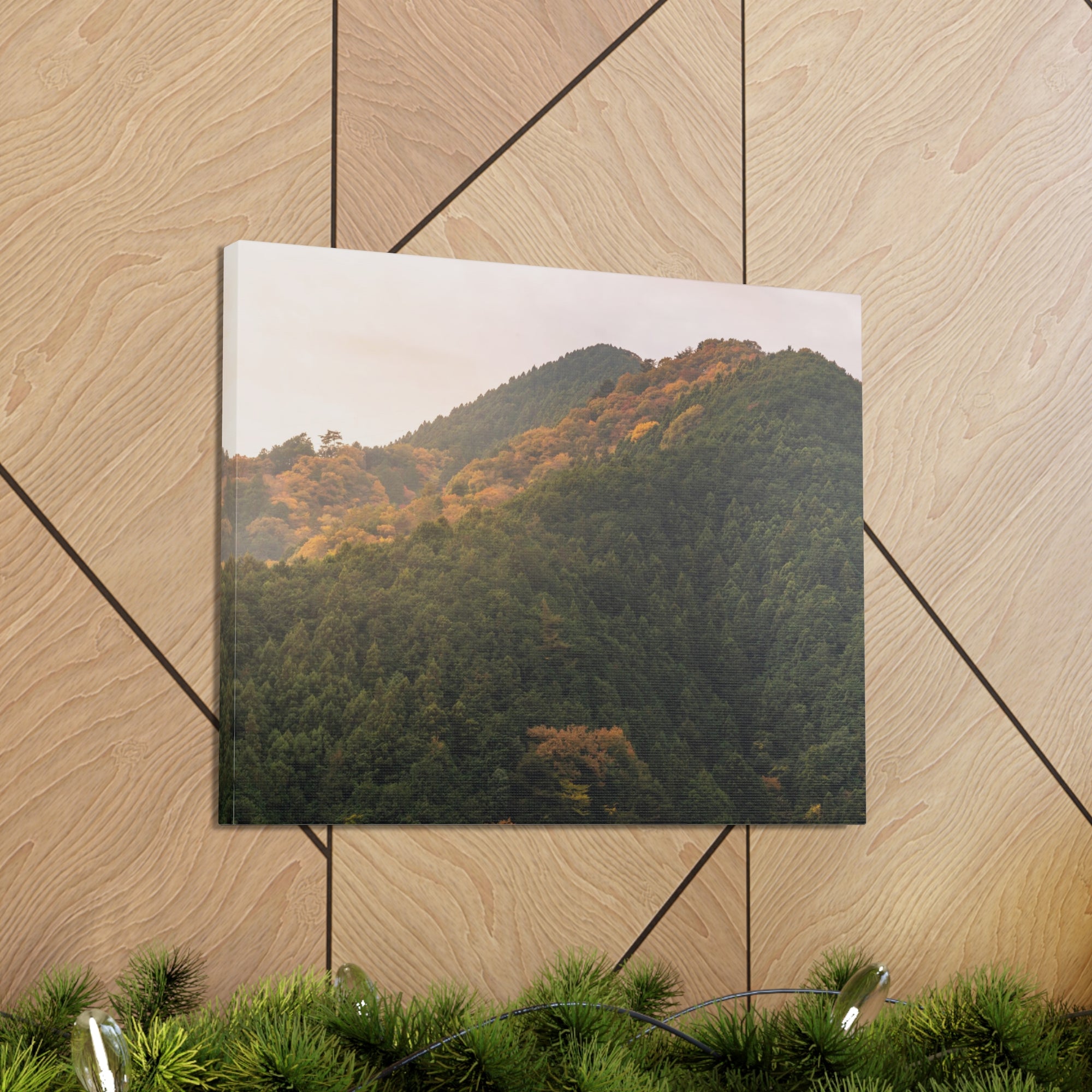 Beautiful Golden MountainsNature Wilderness Photography Canvas Wall Art for Home Decor Ready-to-Hang-Express Your Love Gifts