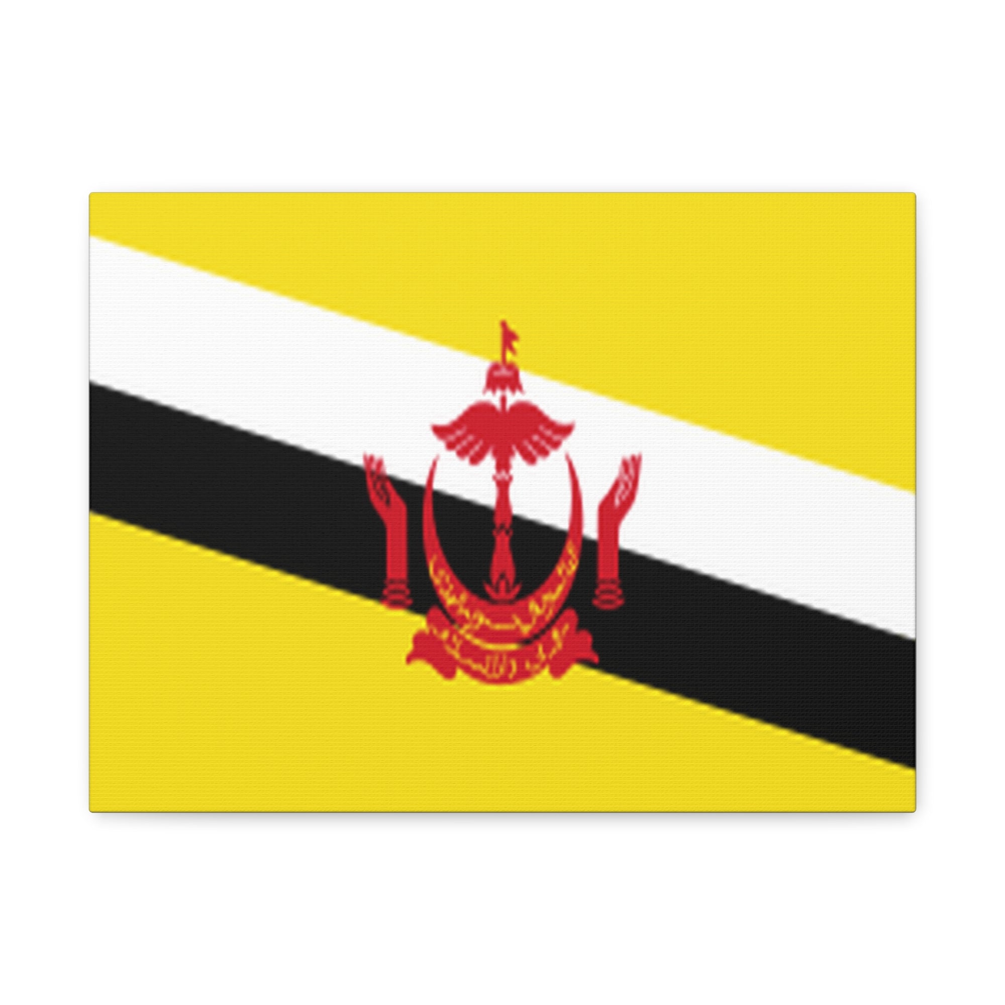 Brunei Country Flag Canvas Vibrant Wall Art Unframed Home Decor-Express Your Love Gifts