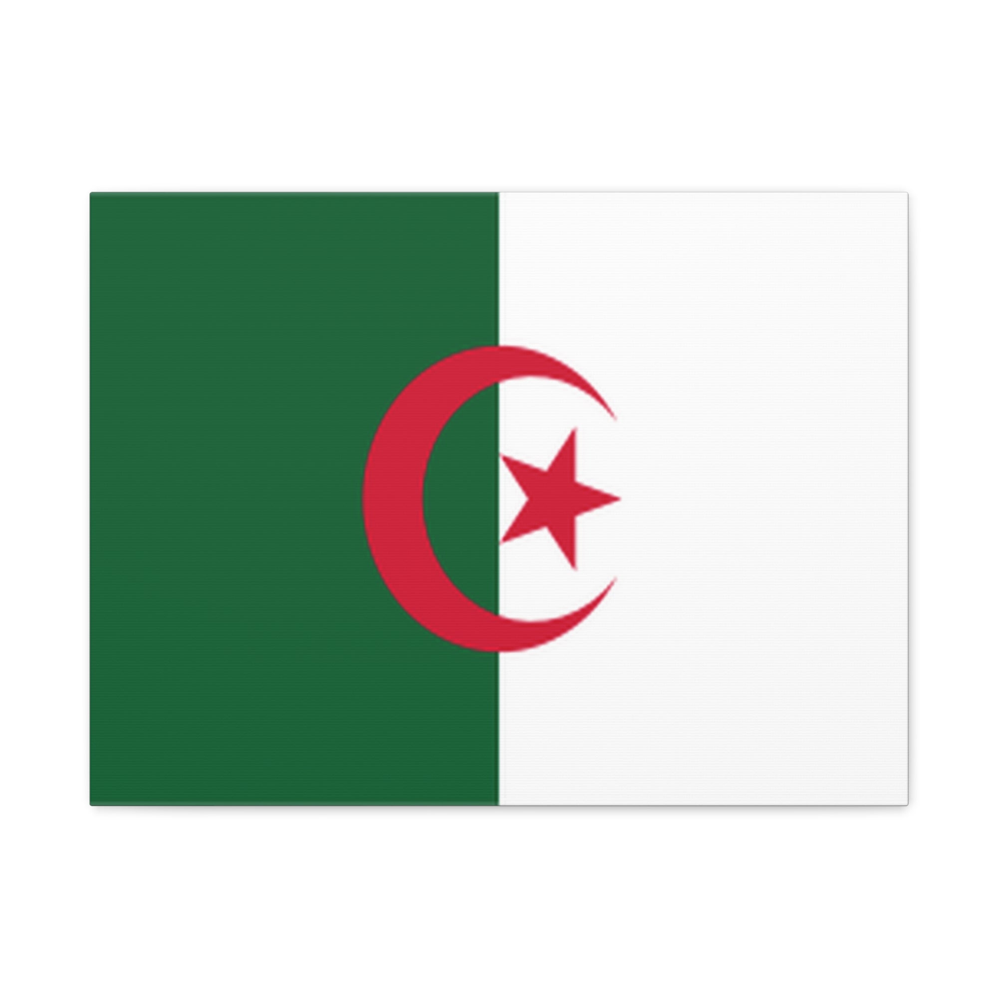 Algeria Country Flag Canvas Vibrant Wall Art Unframed Home Decor-Express Your Love Gifts