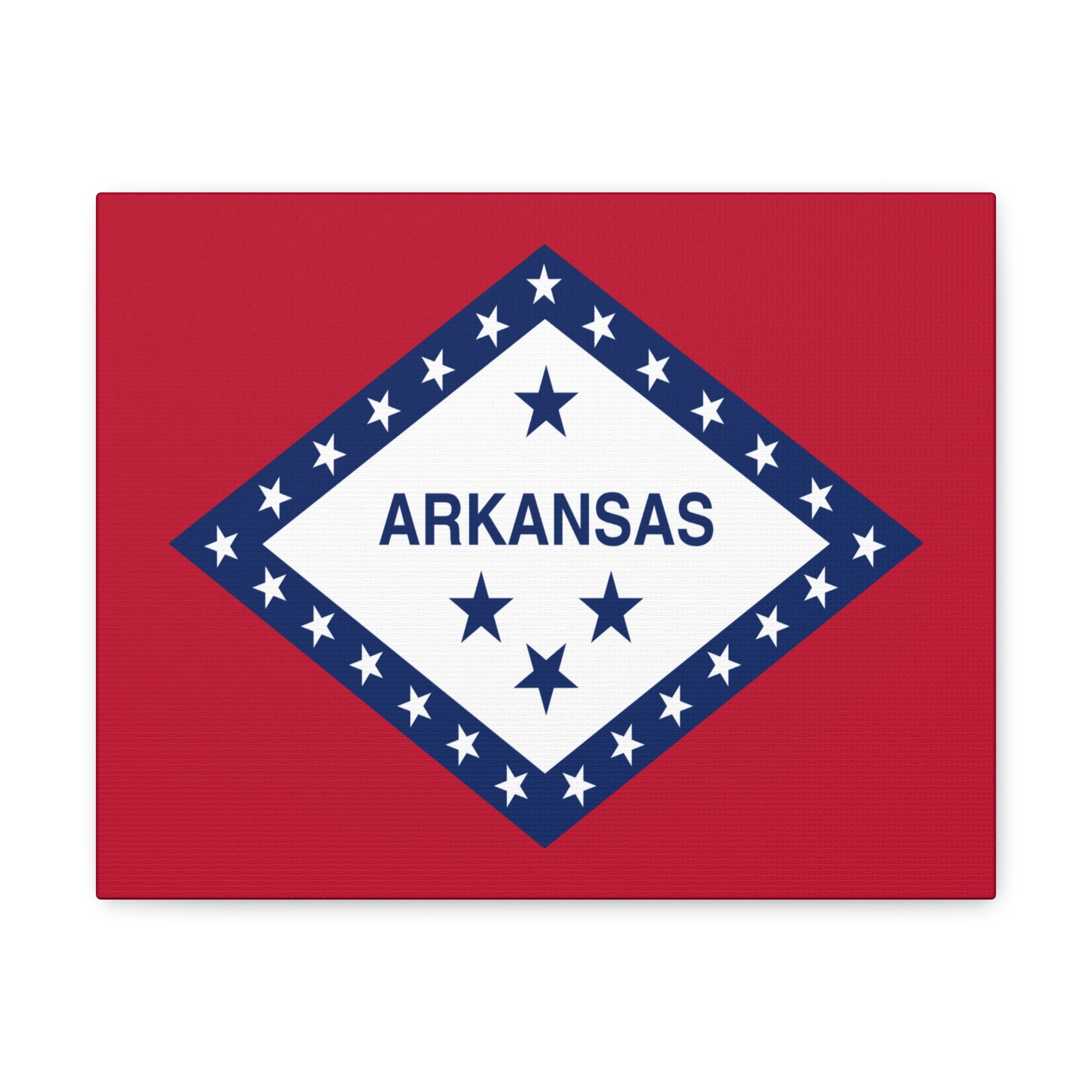 Arkansas State Flag Canvas Vibrant Wall Art Unframed Home Decor-Express Your Love Gifts