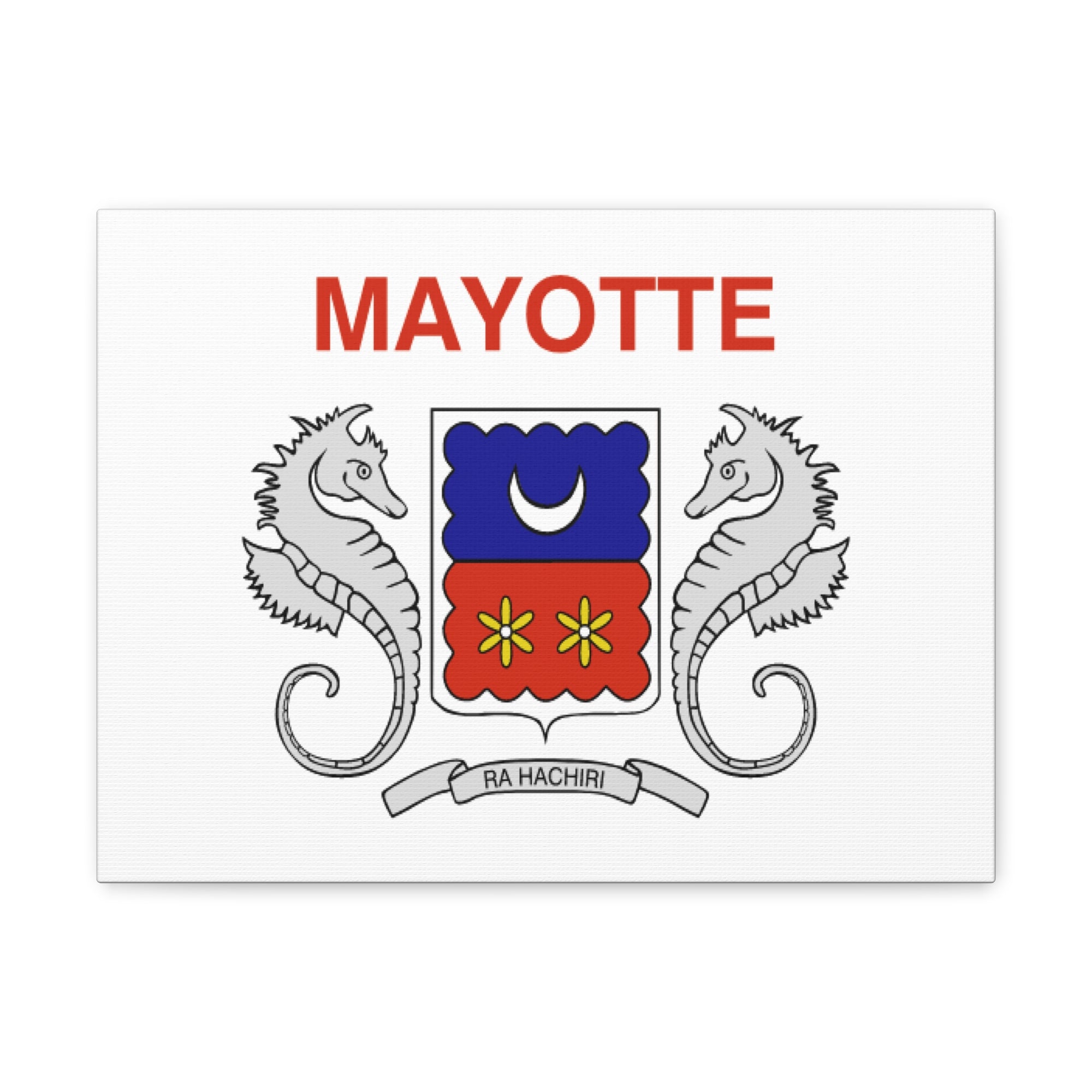 Mayotte Country Flag Canvas Vibrant Wall Art Unframed Home Decor-Express Your Love Gifts