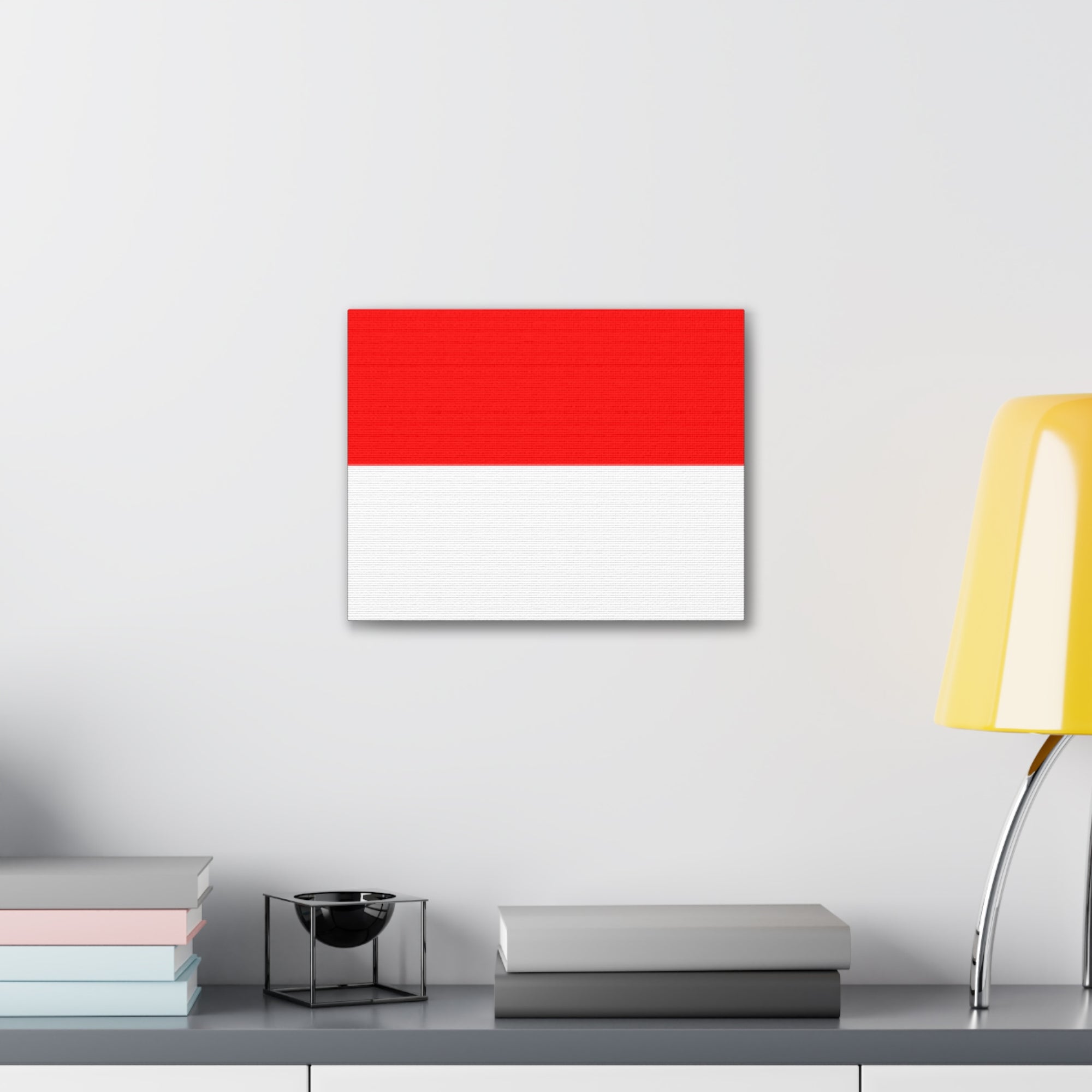 Indonesia Country Flag Canvas Vibrant Wall Art Unframed Home Decor-Express Your Love Gifts