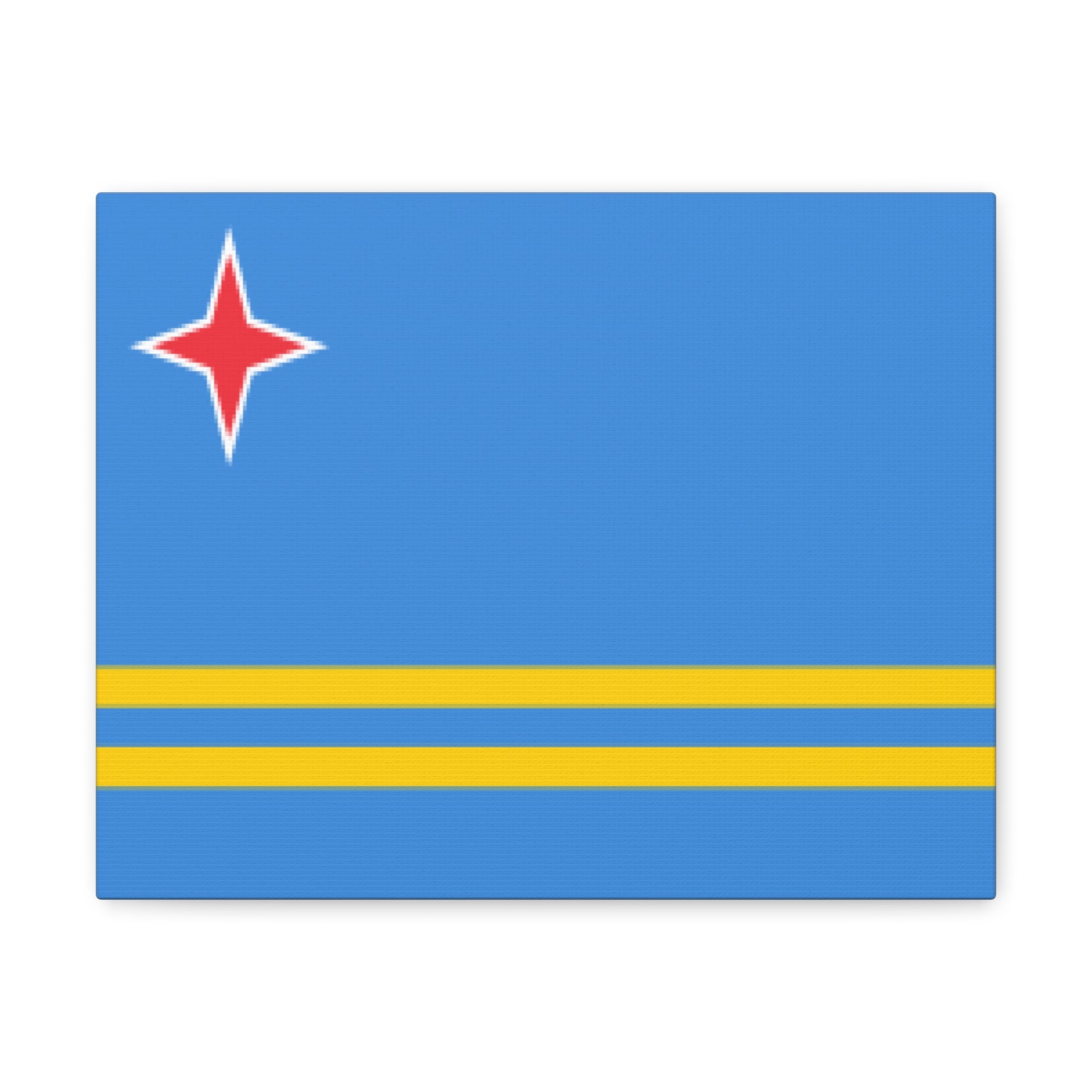 Aruba Country Flag Canvas Vibrant Wall Art Unframed Home Decor-Express Your Love Gifts