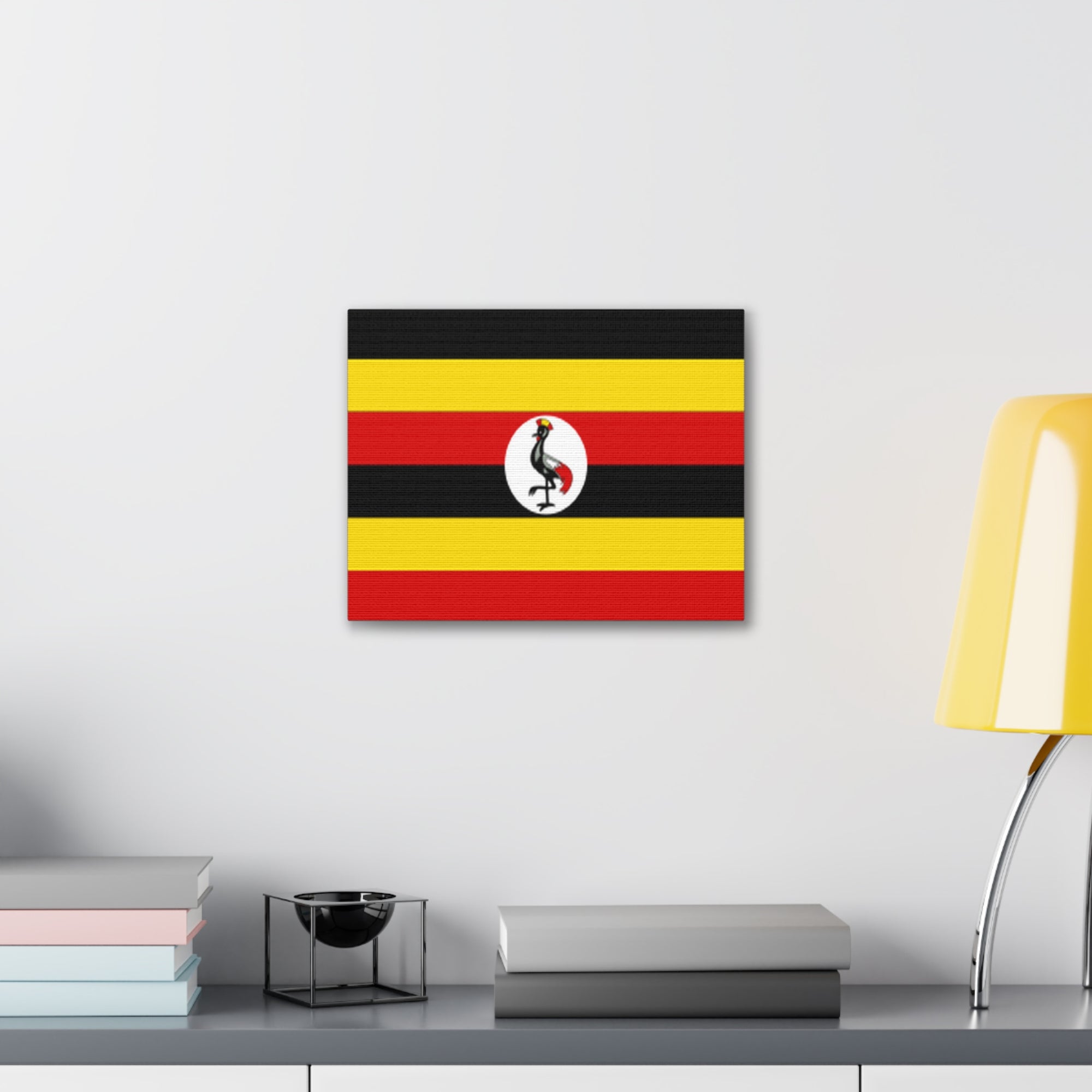 Uganda Country Flag Canvas Vibrant Wall Art Unframed Home Decor-Express Your Love Gifts