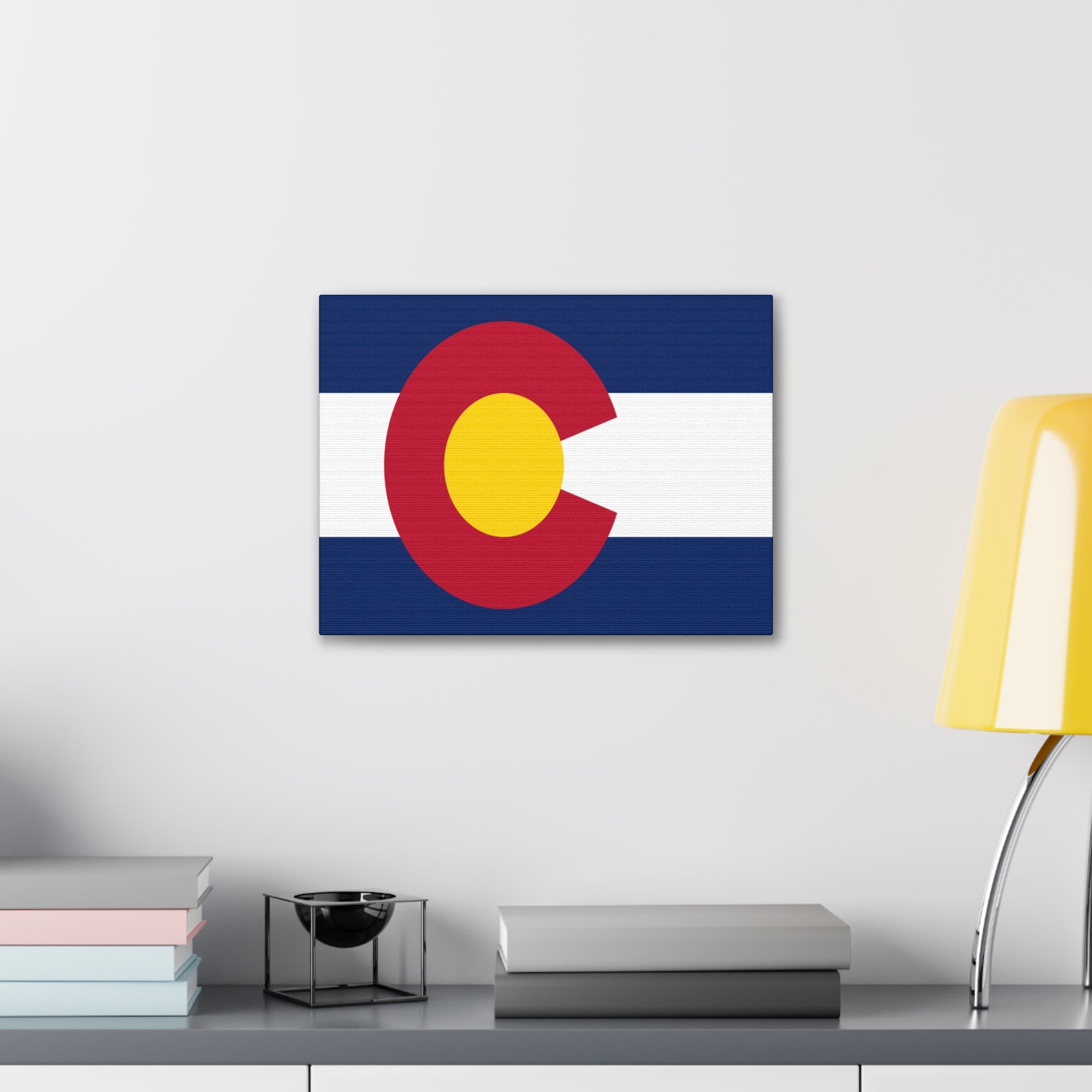 Colorado State Flag Canvas Vibrant Wall Art Unframed Home Decor-Express Your Love Gifts