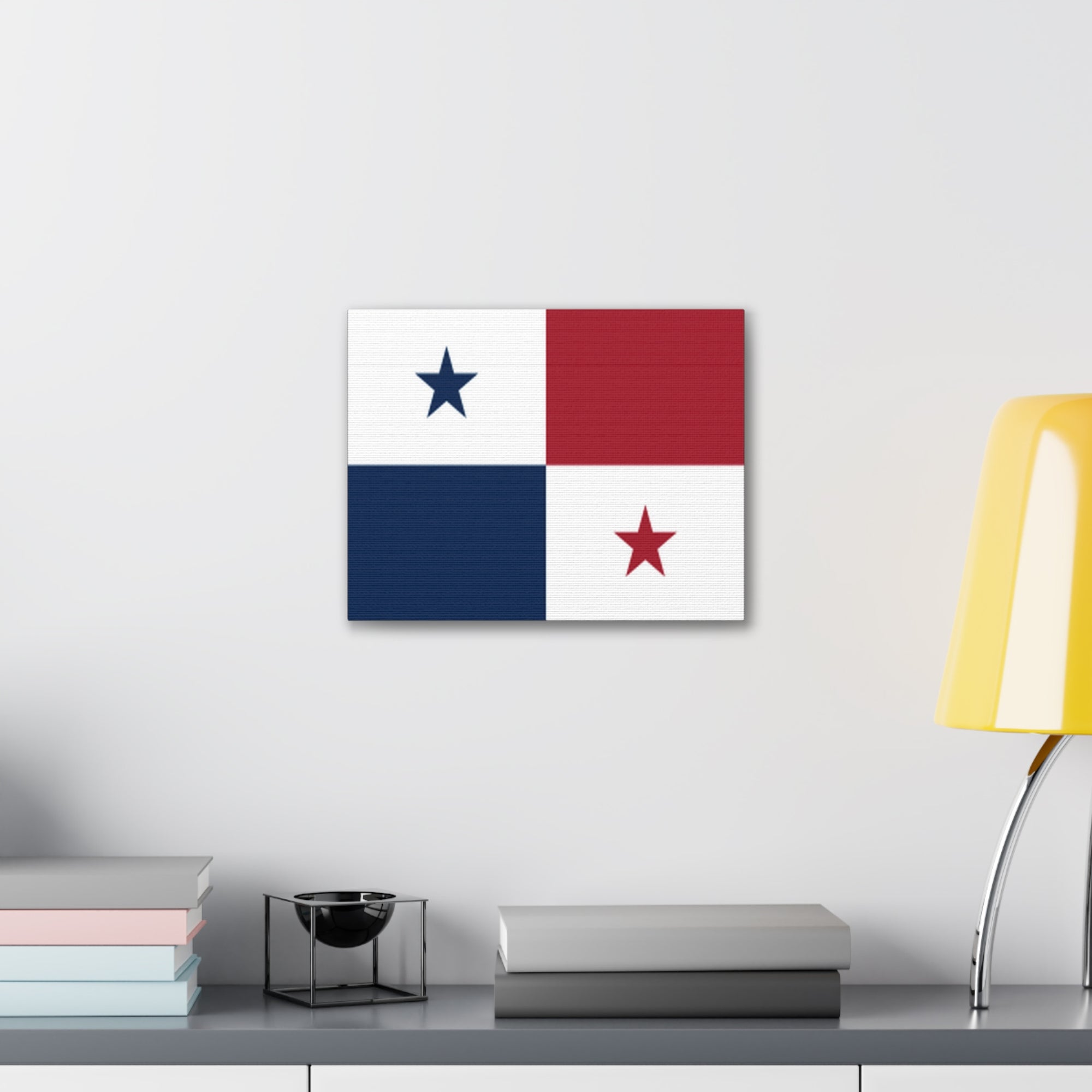 Panama Country Flag Canvas Vibrant Wall Art Unframed Home Decor-Express Your Love Gifts