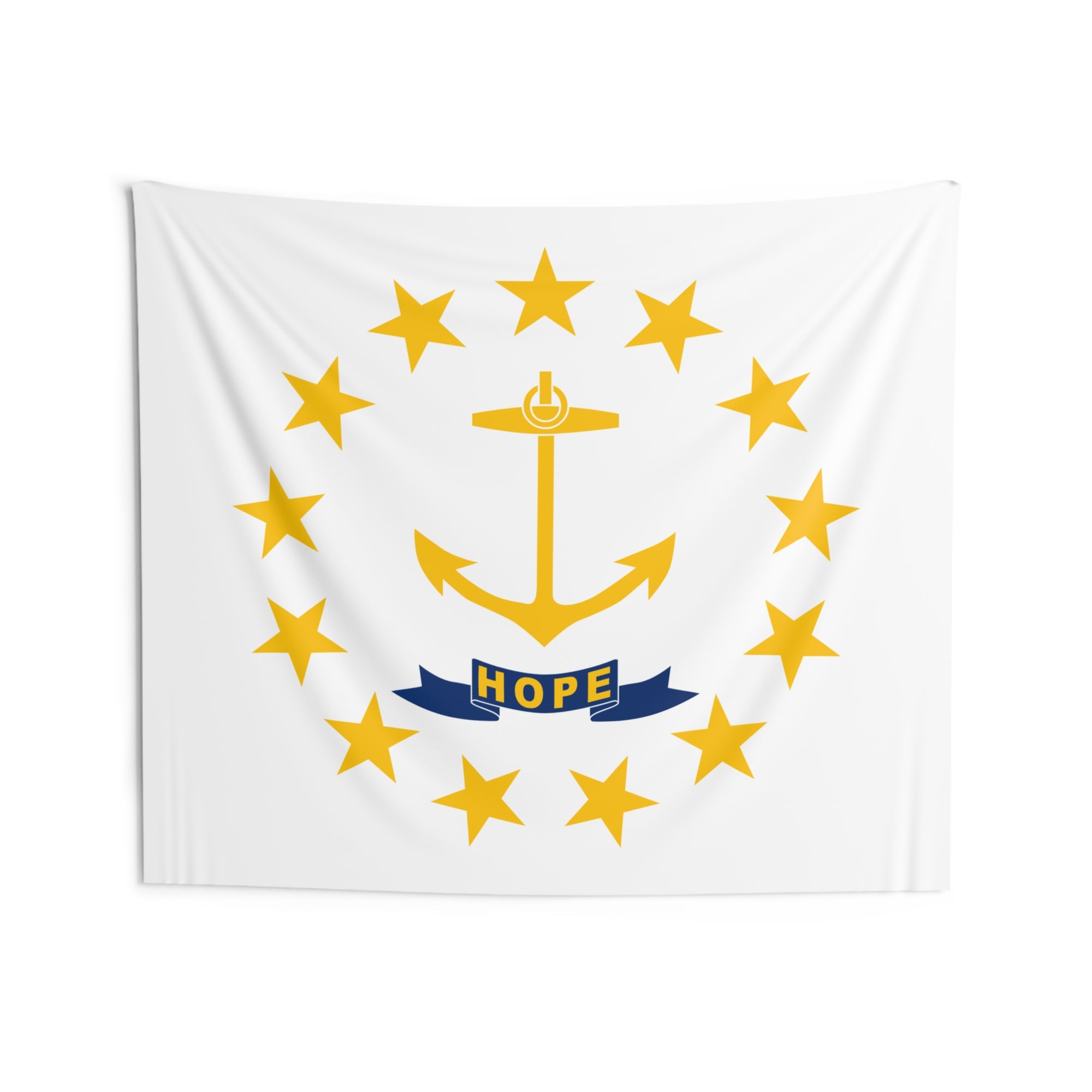 Rhode Island State Flag Wall Hanging Tapestry-Express Your Love Gifts