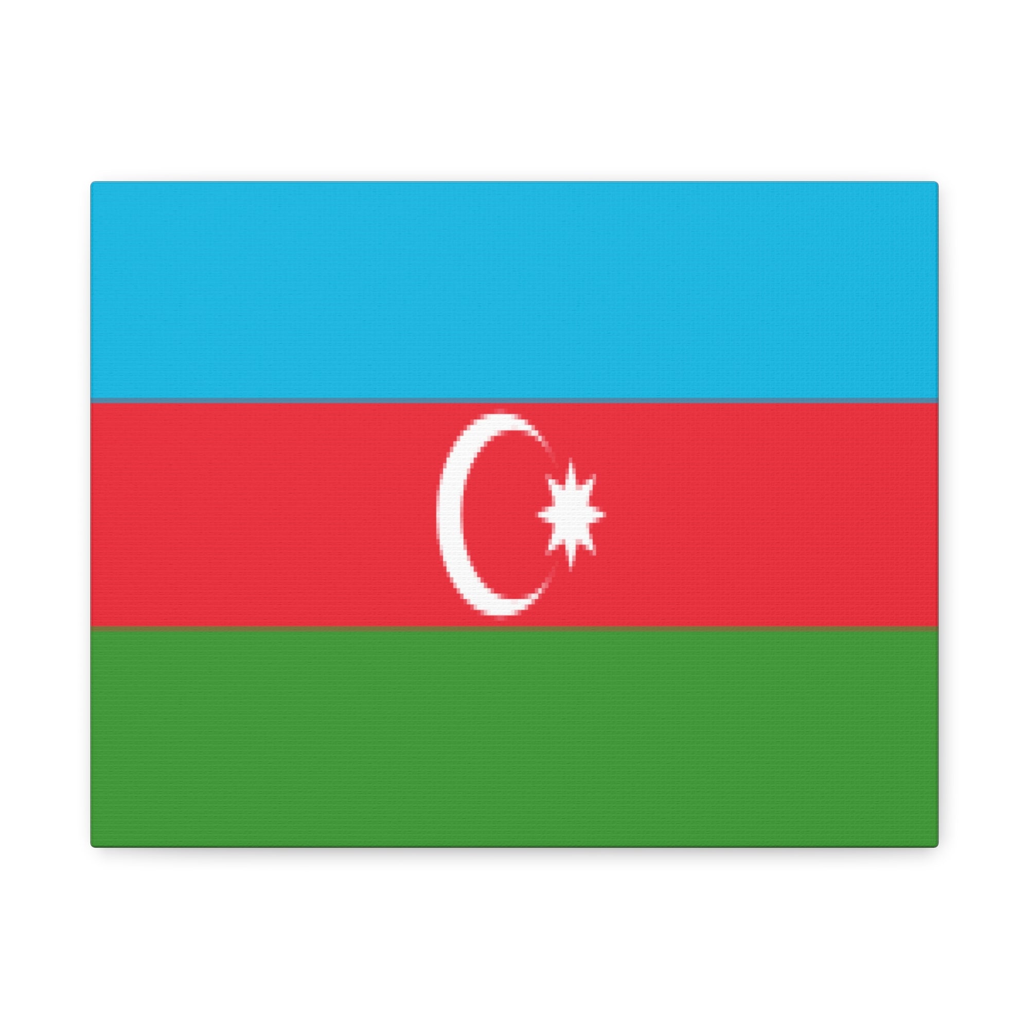 Azerbaijan Country Flag Canvas Vibrant Wall Art Unframed Home Decor-Express Your Love Gifts