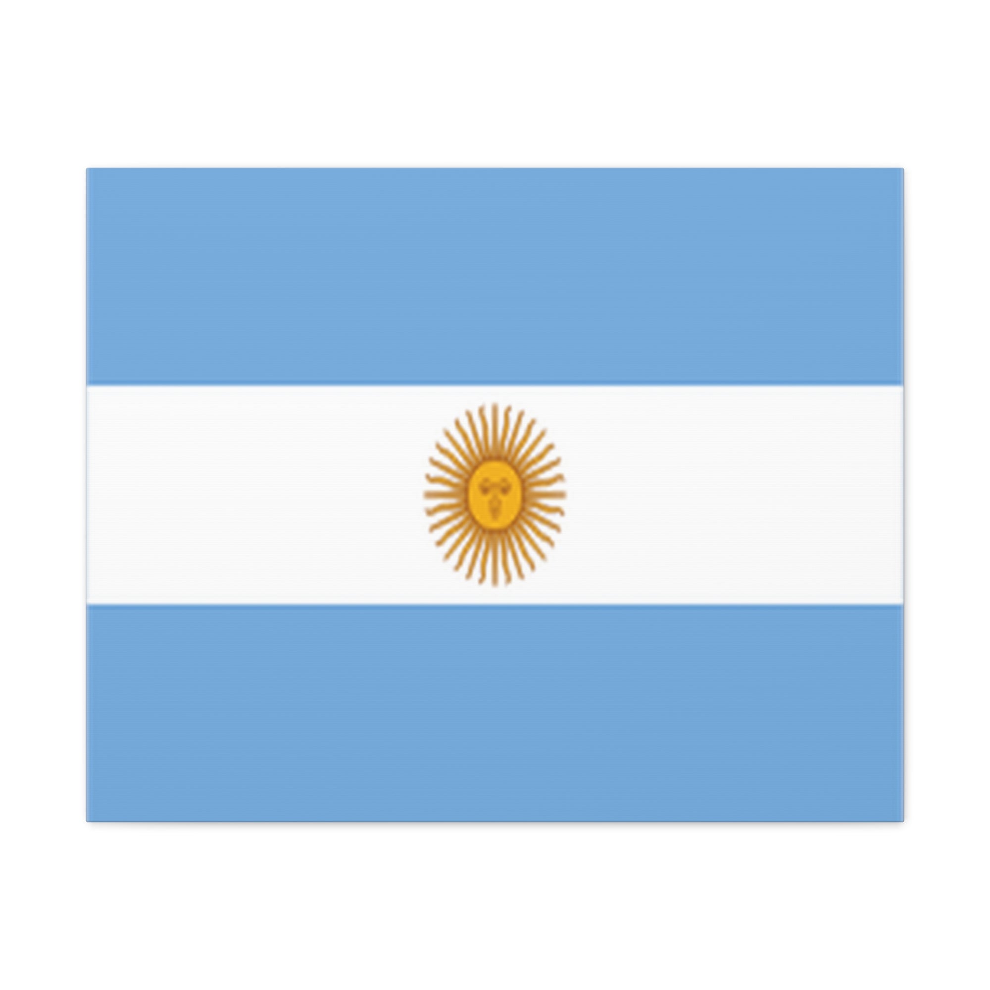 Argentina Country Flag Canvas Vibrant Wall Art Unframed Home Decor-Express Your Love Gifts