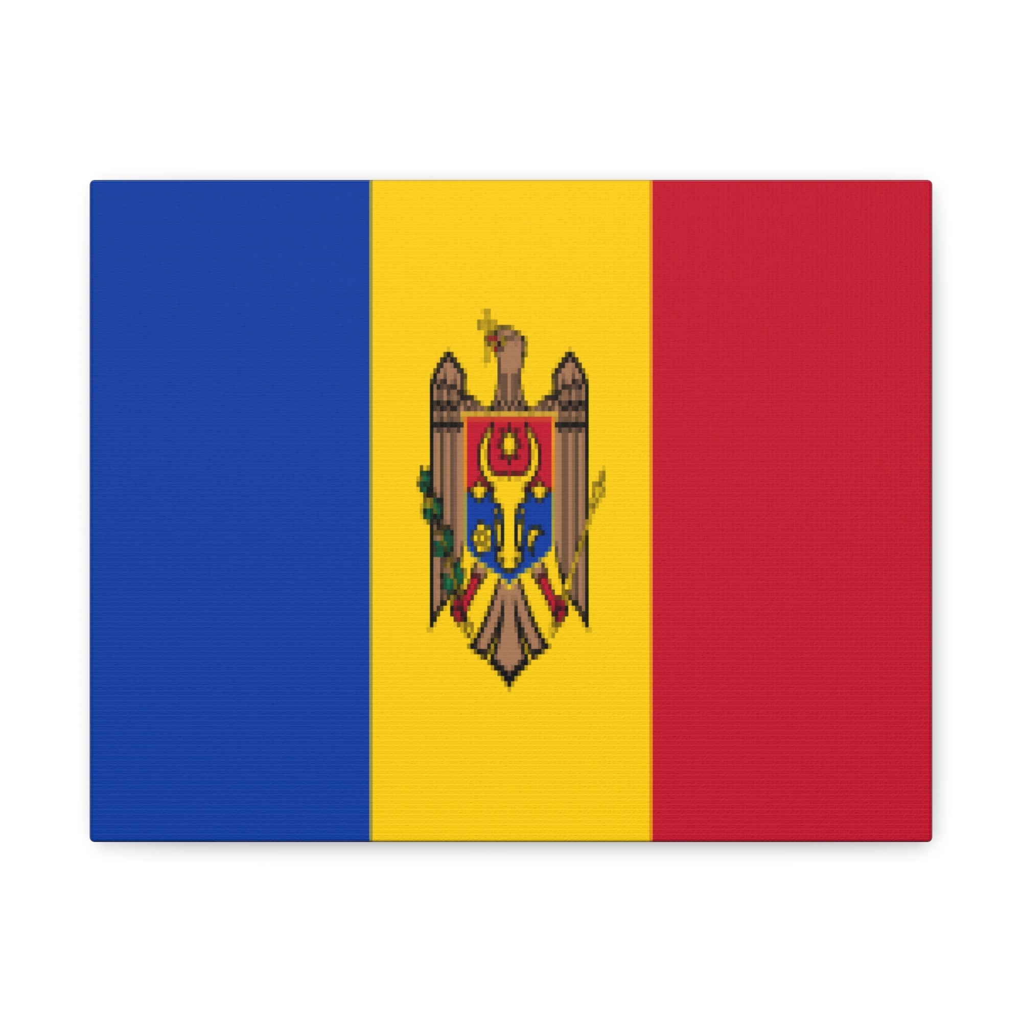 Moldova Country Flag Canvas Vibrant Wall Art Unframed Home Decor-Express Your Love Gifts