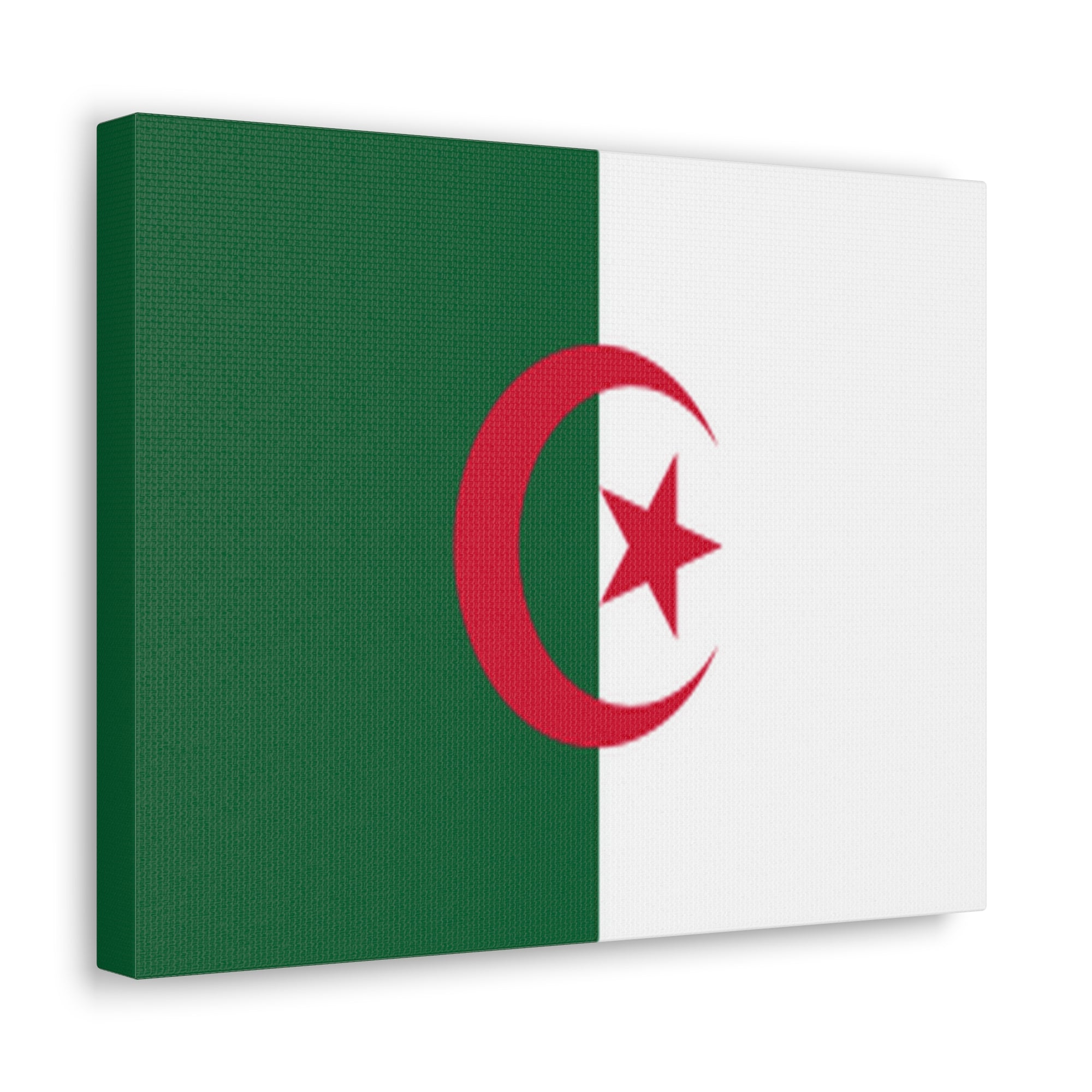 Algeria Country Flag Canvas Vibrant Wall Art Unframed Home Decor-Express Your Love Gifts