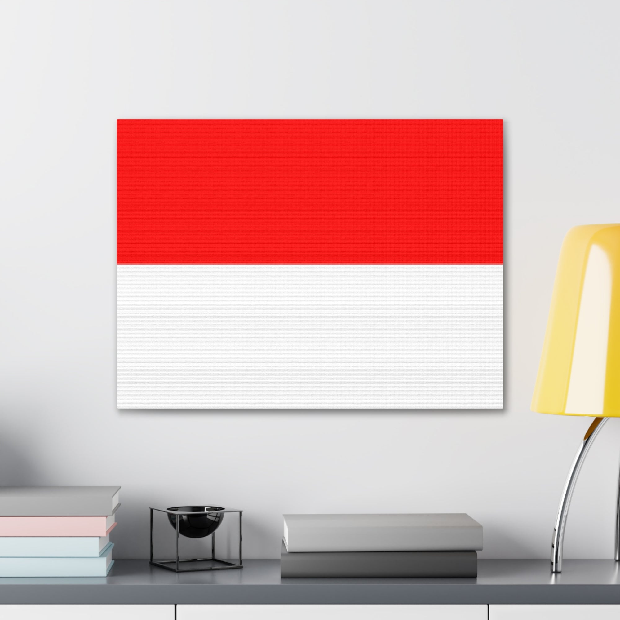 Indonesia Country Flag Canvas Vibrant Wall Art Unframed Home Decor-Express Your Love Gifts