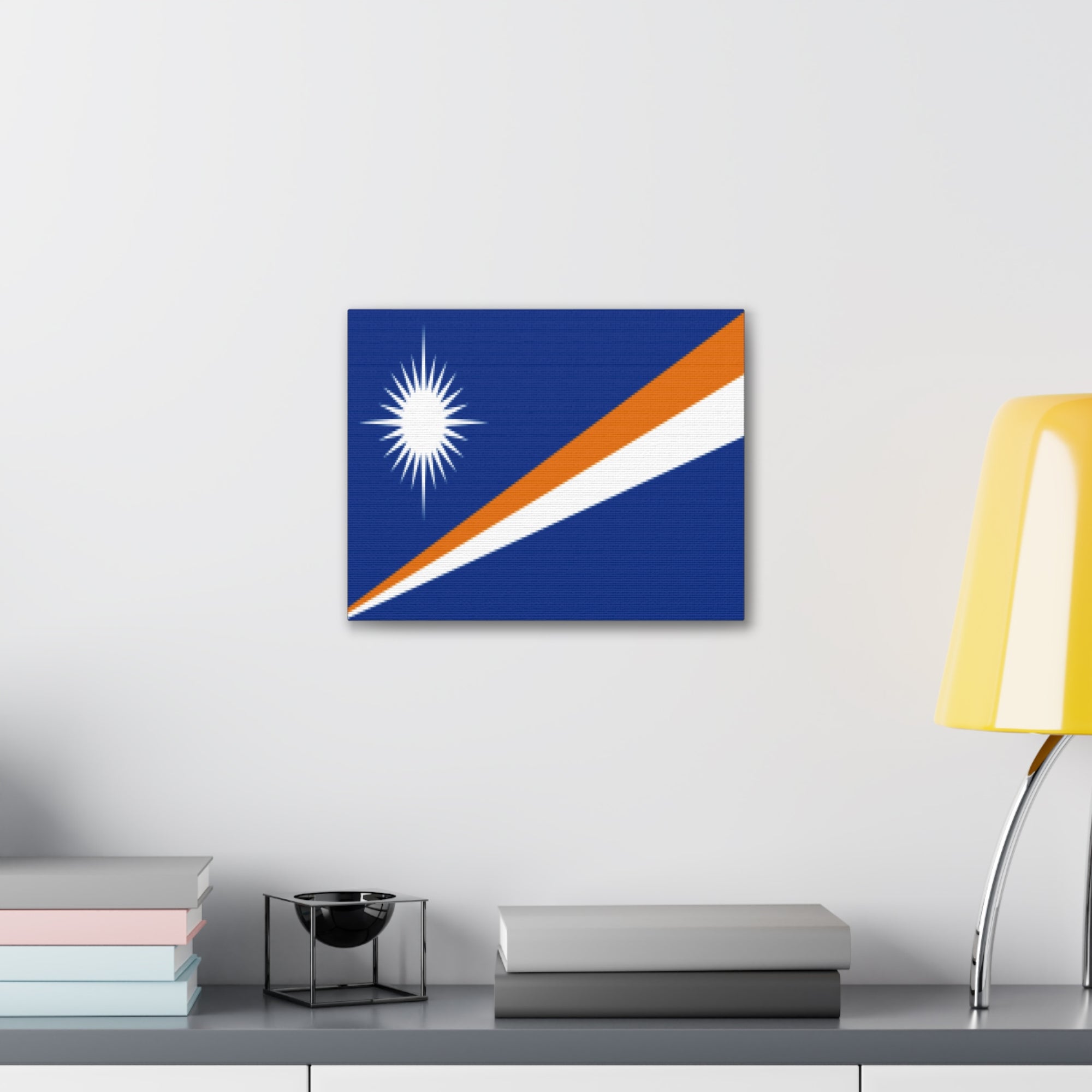 Marshall Islands Country Flag Canvas Vibrant Wall Art Unframed Home Decor-Express Your Love Gifts