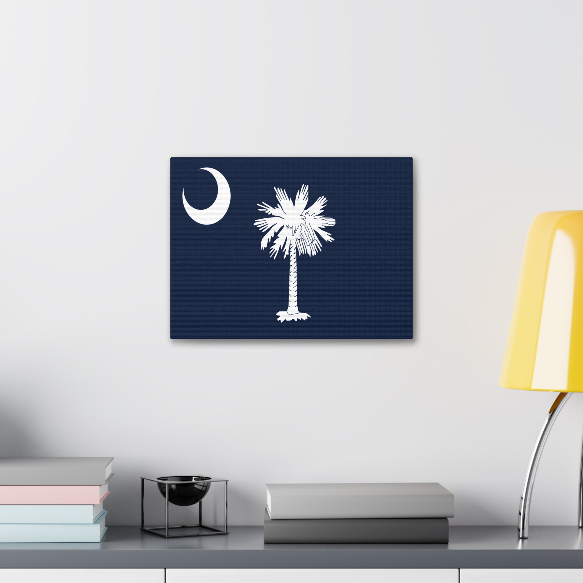 South Carolina Stage Flag Canvas Vibrant Wall Art Unframed Home Decor-Express Your Love Gifts