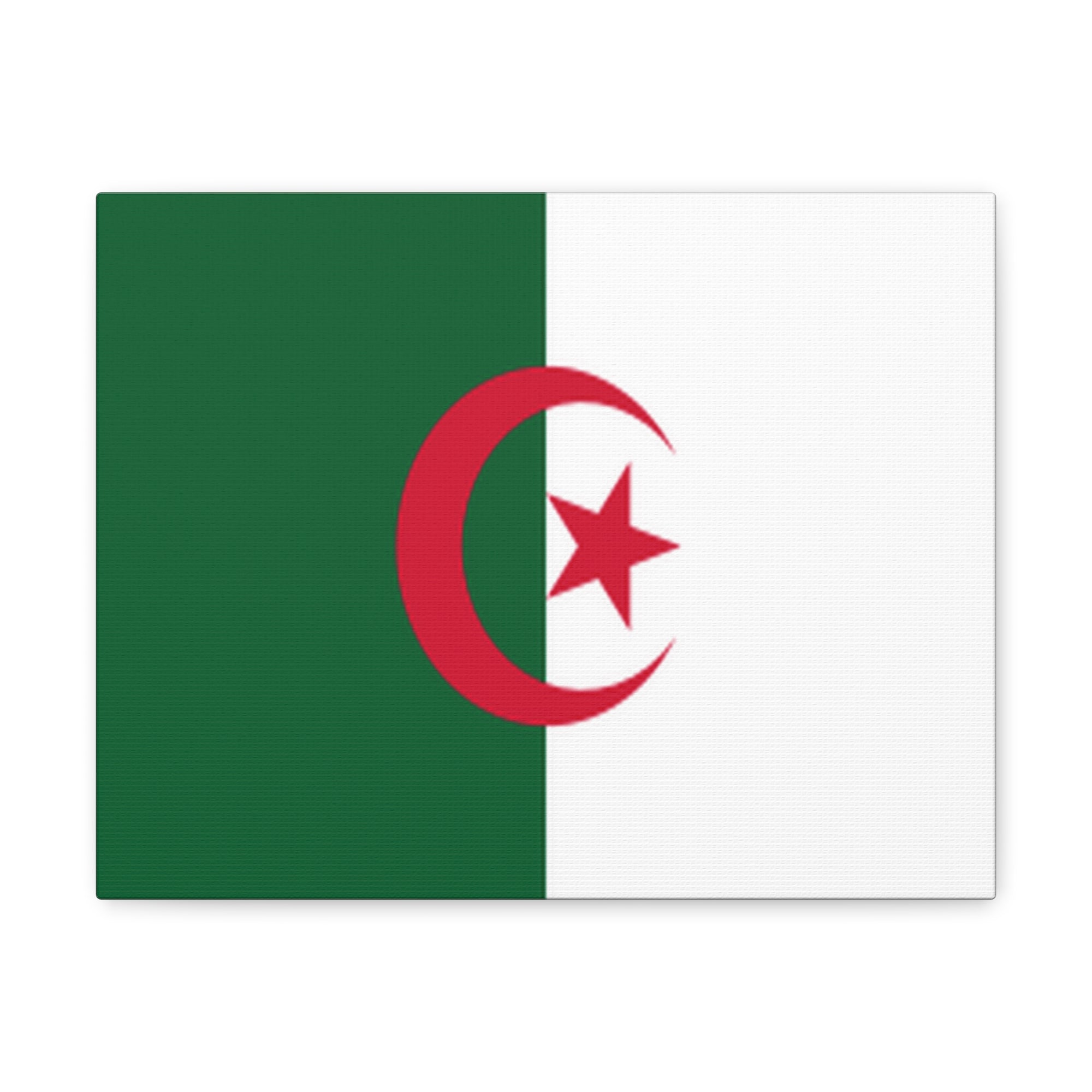 Algeria Country Flag Canvas Vibrant Wall Art Unframed Home Decor-Express Your Love Gifts