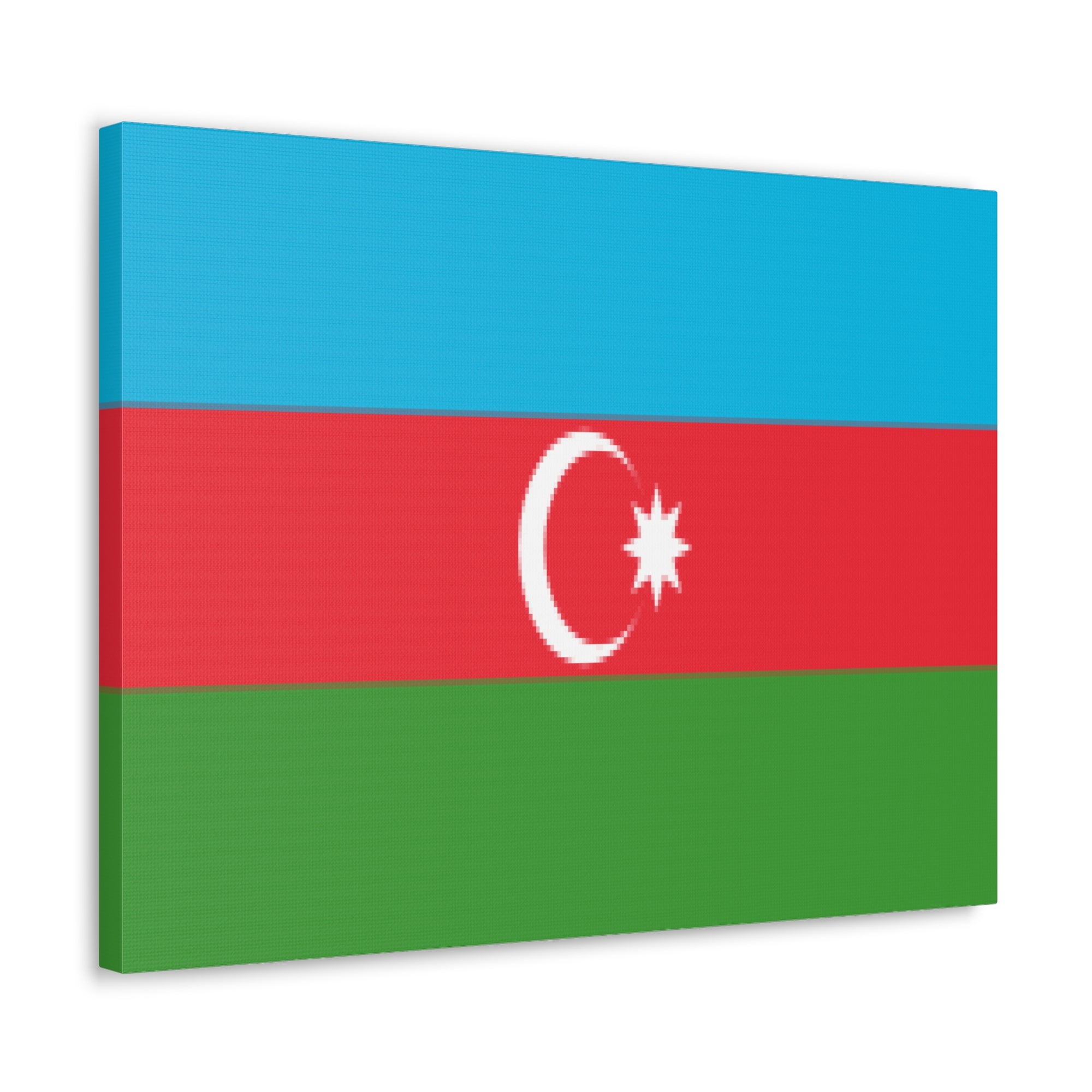 Azerbaijan Country Flag Canvas Vibrant Wall Art Unframed Home Decor-Express Your Love Gifts