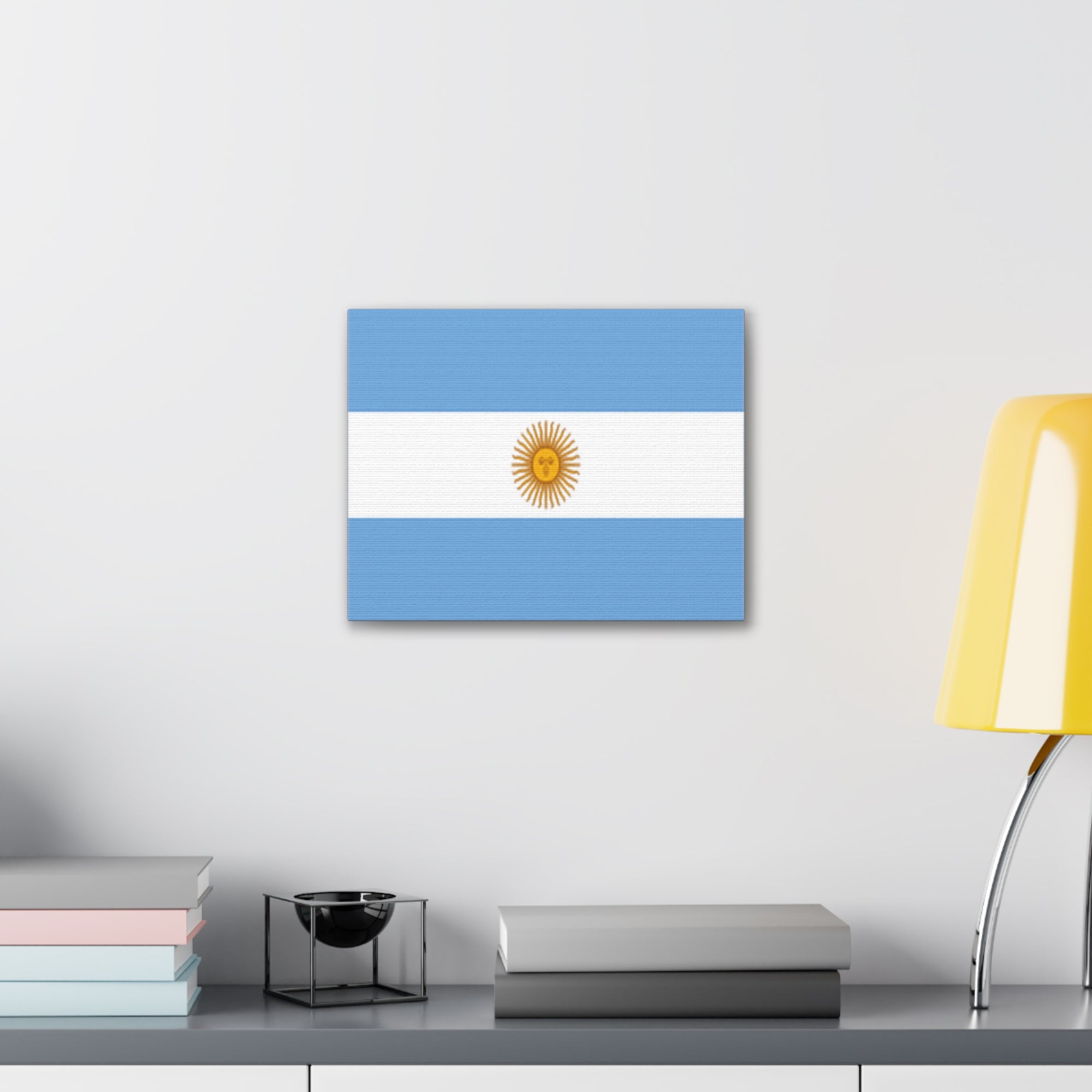 Argentina Country Flag Canvas Vibrant Wall Art Unframed Home Decor-Express Your Love Gifts