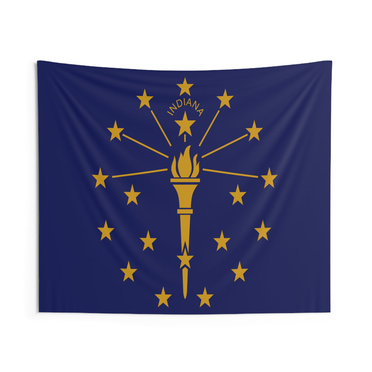 Indiana State Flag Wall Hanging Tapestry-Express Your Love Gifts
