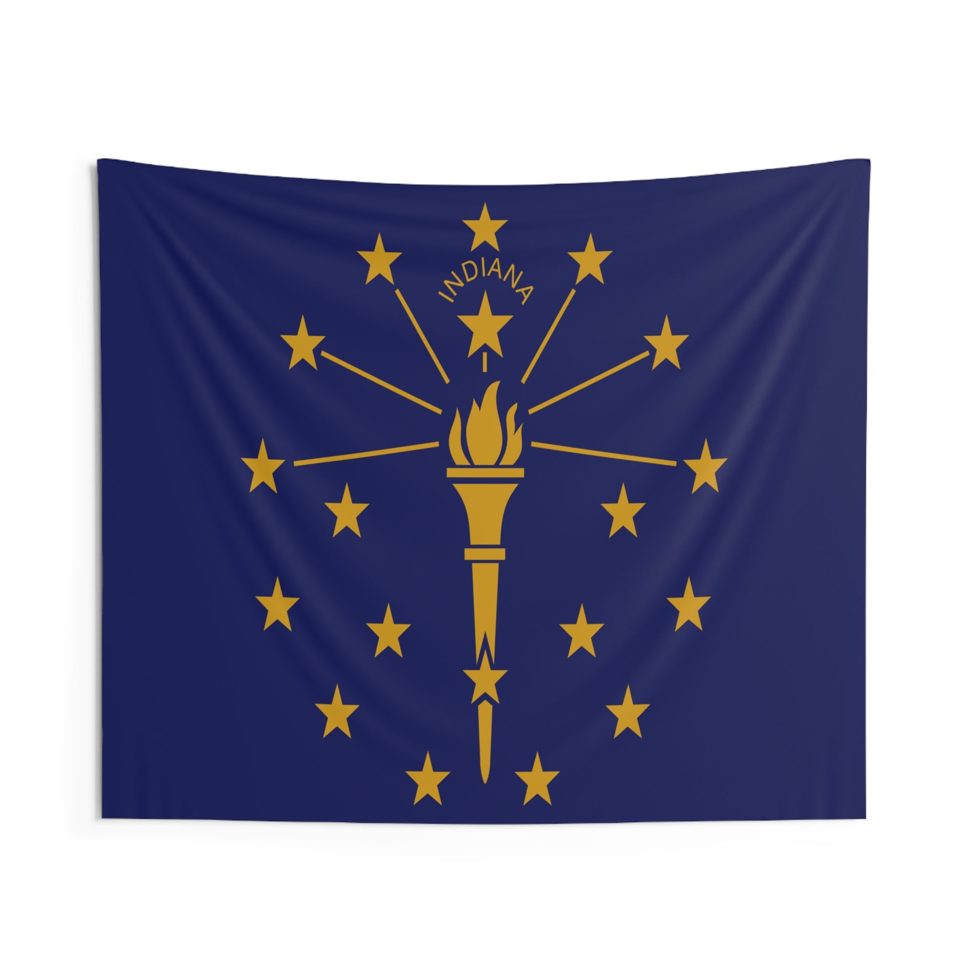 Indiana State Flag Wall Hanging Tapestry-Express Your Love Gifts