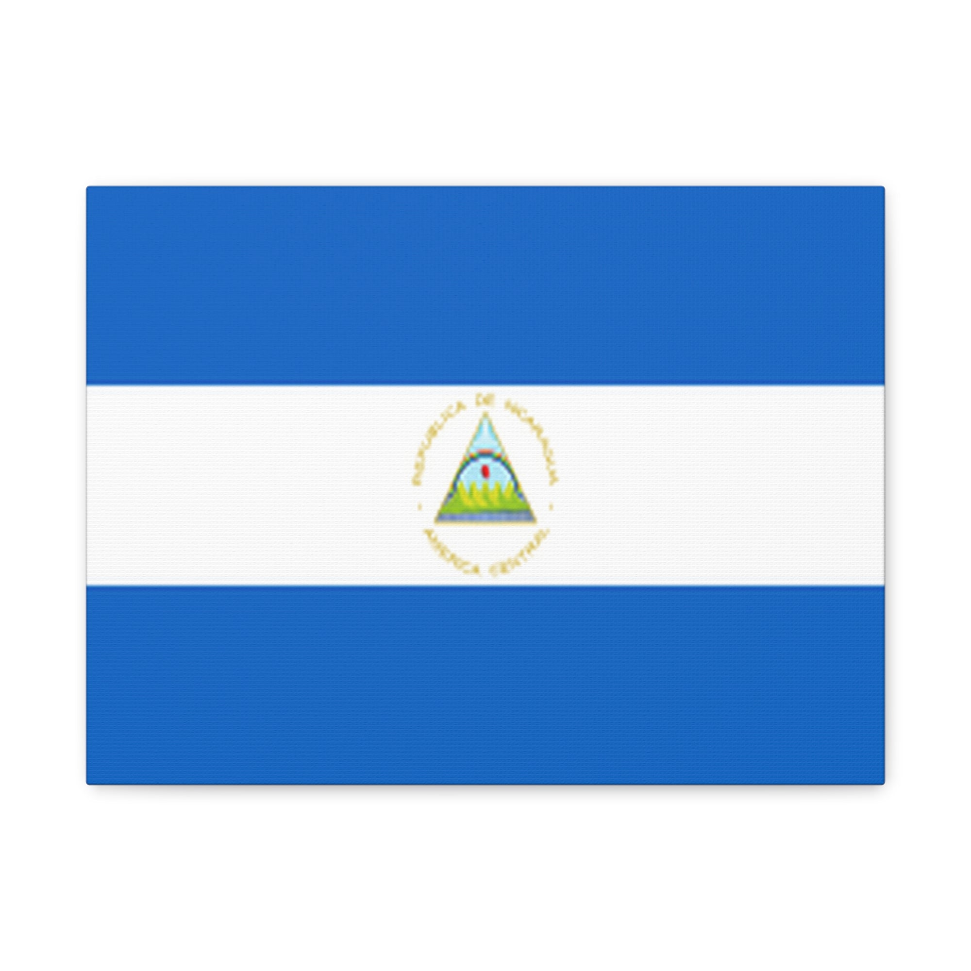 Nicaragua Country Flag Canvas Vibrant Wall Art Unframed Home Decor-Express Your Love Gifts