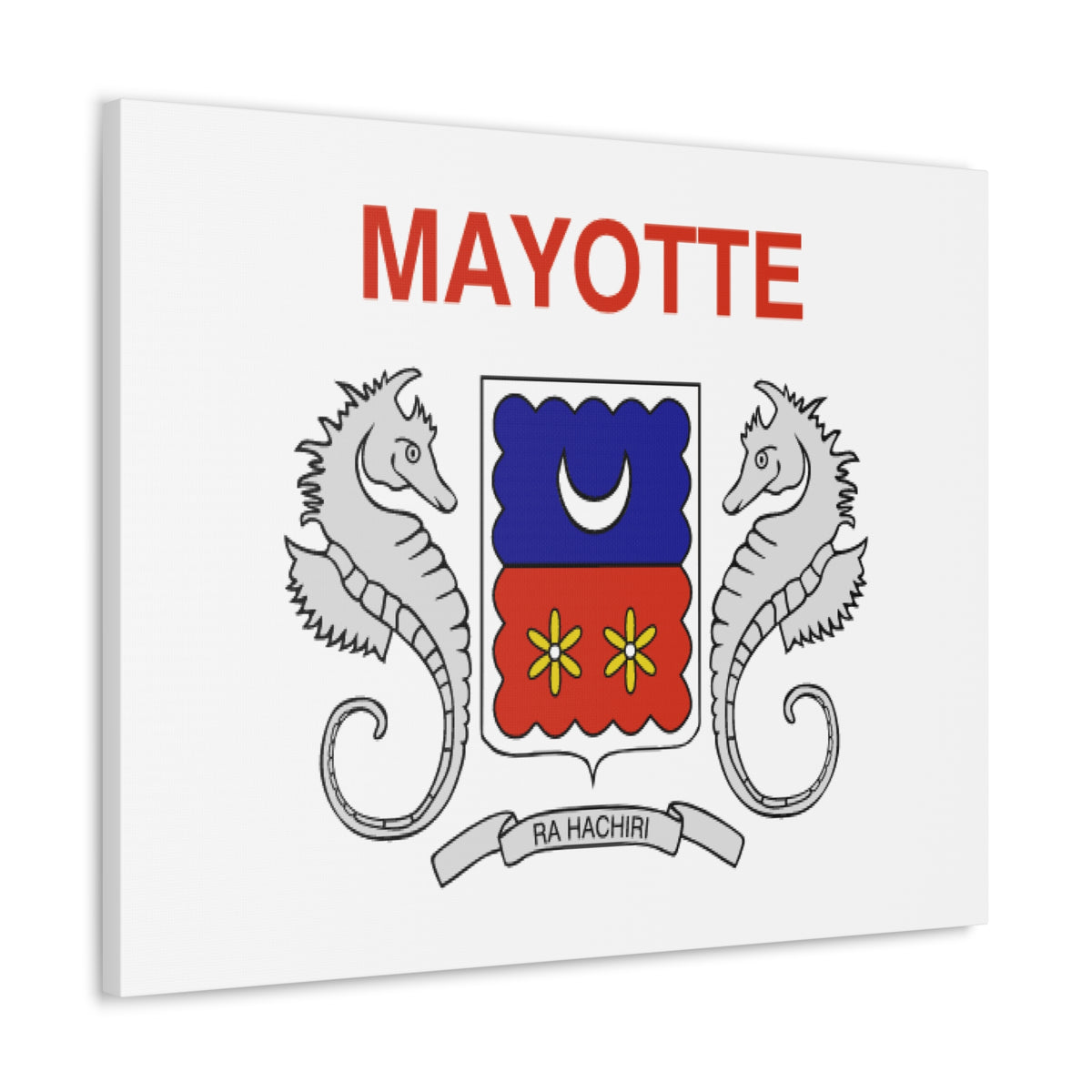 Mayotte Country Flag Canvas Vibrant Wall Art Unframed Home Decor-Express Your Love Gifts