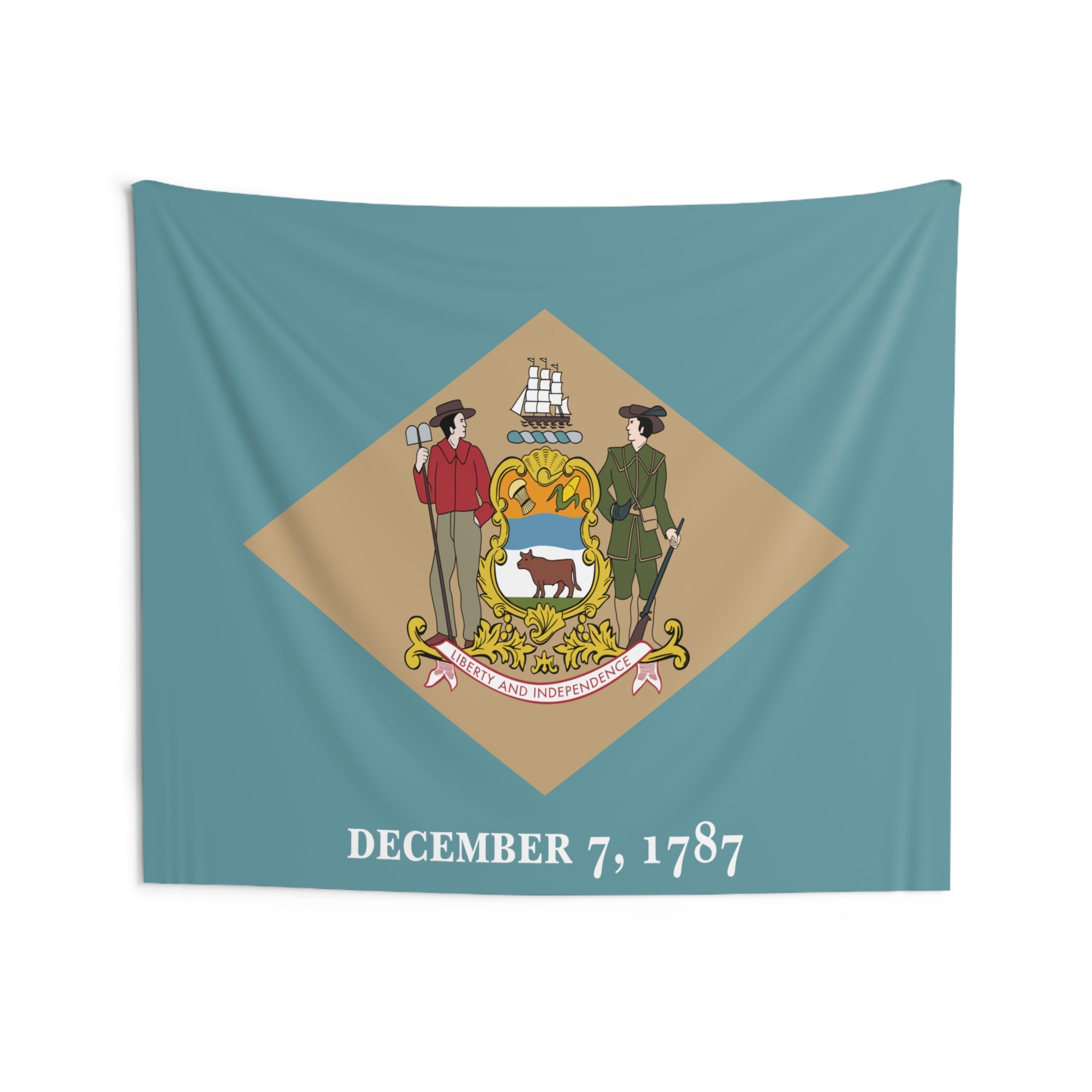 Delaware State Flag Wall Hanging Tapestry-Express Your Love Gifts