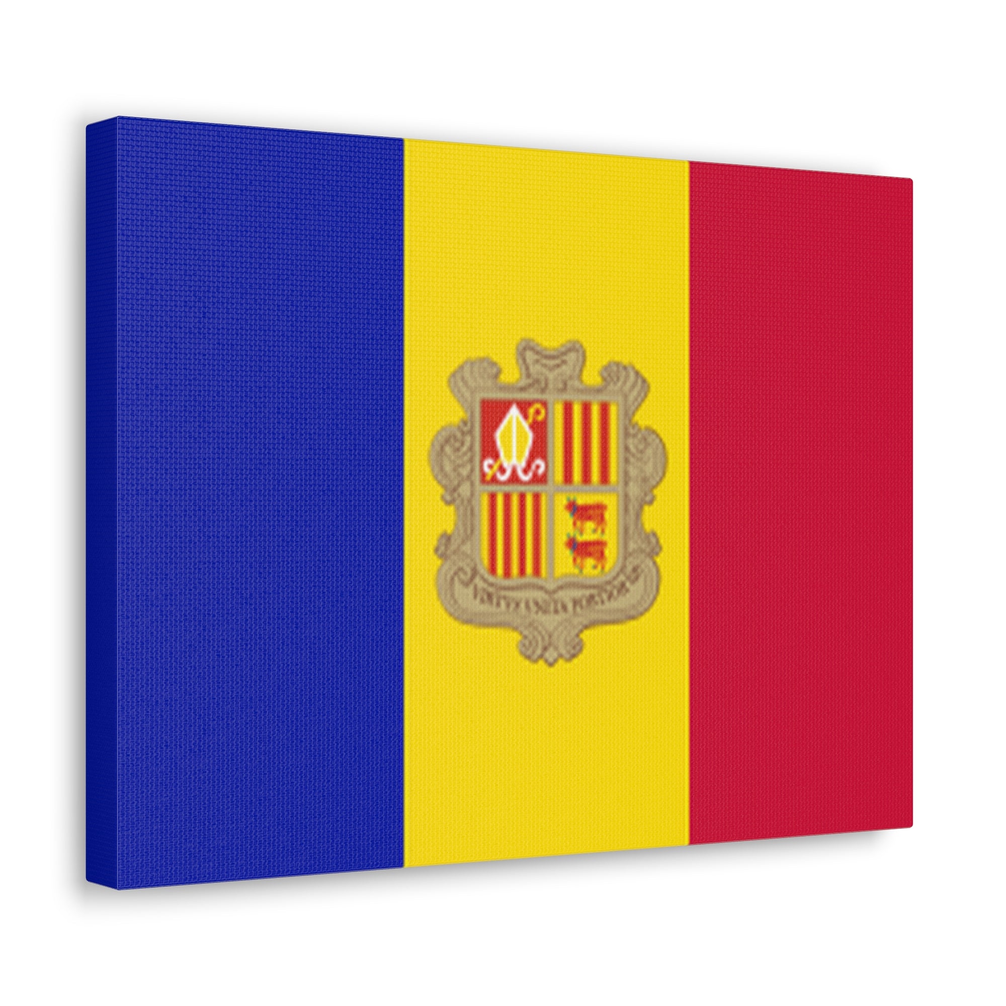 Andorra Country Flag Canvas Vibrant Wall Art Unframed Home Decor-Express Your Love Gifts