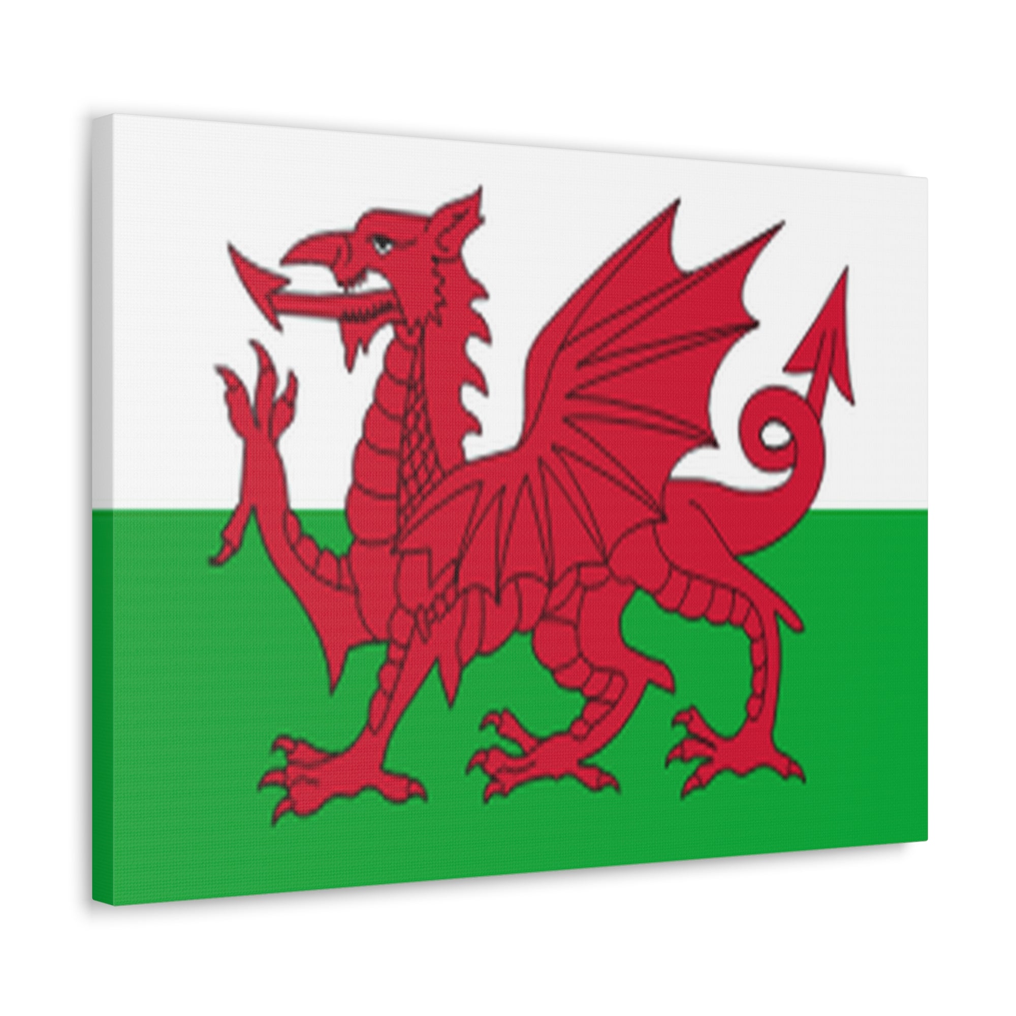 Wales Country Flag Canvas Vibrant Wall Art Unframed Home Decor-Express Your Love Gifts