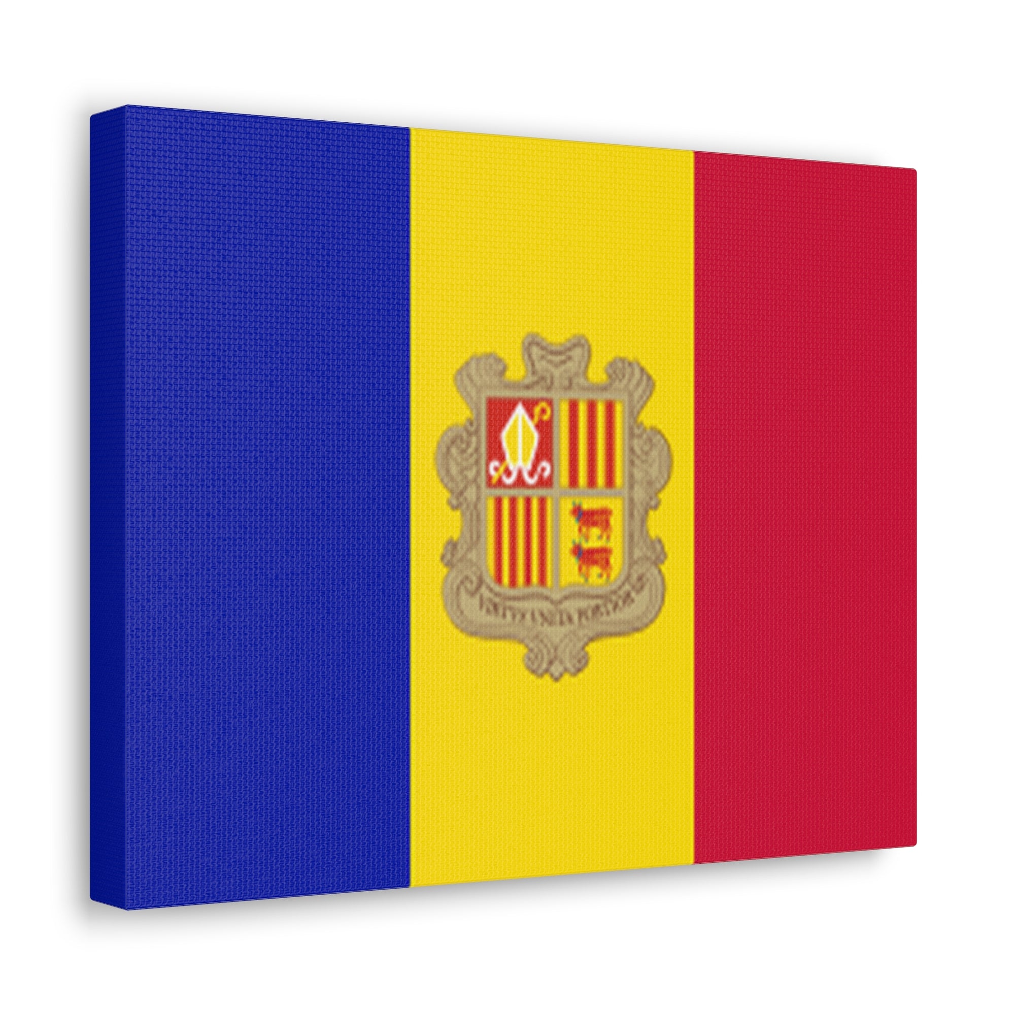 Andorra Country Flag Canvas Vibrant Wall Art Unframed Home Decor-Express Your Love Gifts