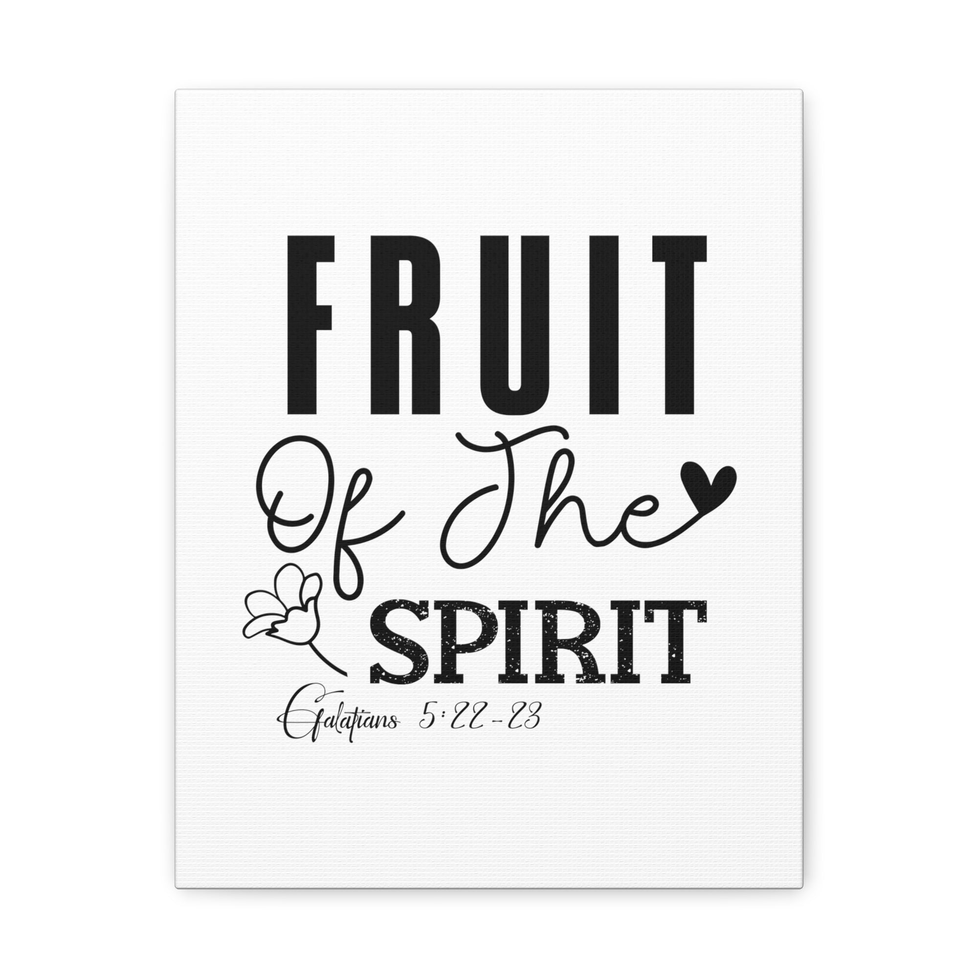 Scripture Walls Galatians 5:22-23 Fruit of the Spirit Bible Verse Canvas Christian Wall Art Ready to Hang Unframed-Express Your Love Gifts