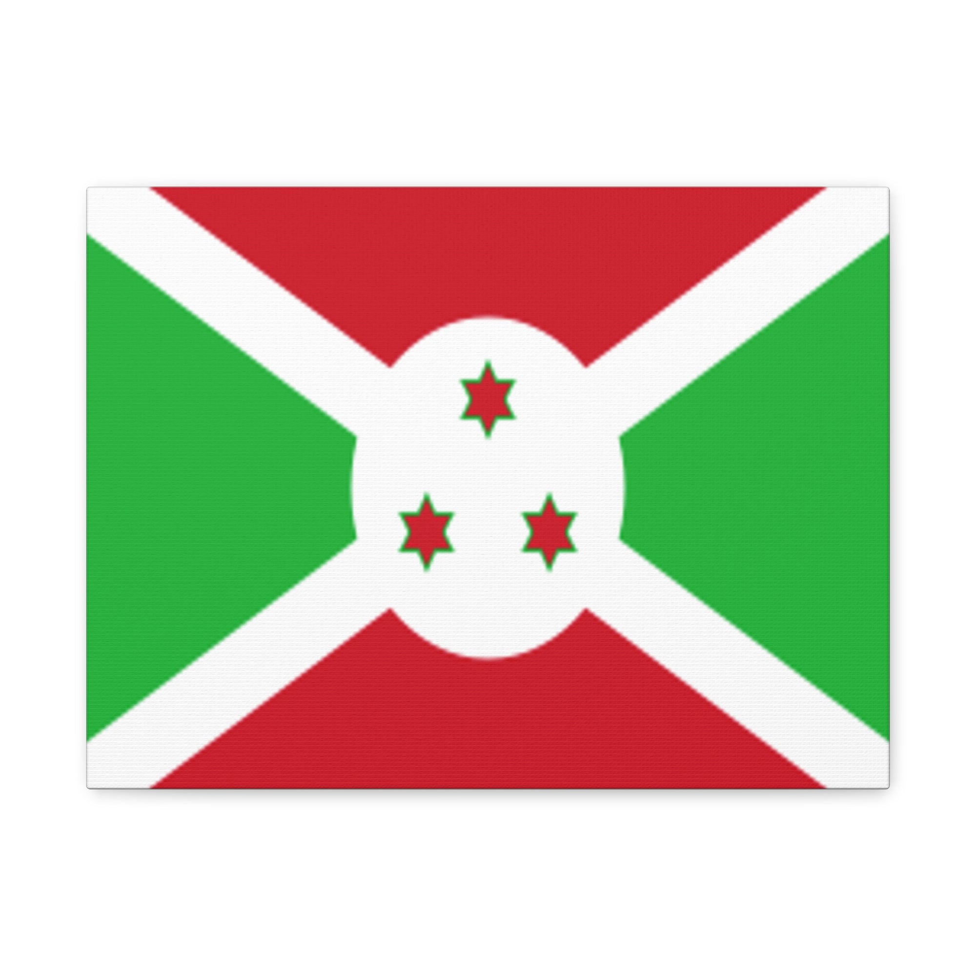 Burundi Country Flag Canvas Vibrant Wall Art Unframed Home Decor-Express Your Love Gifts