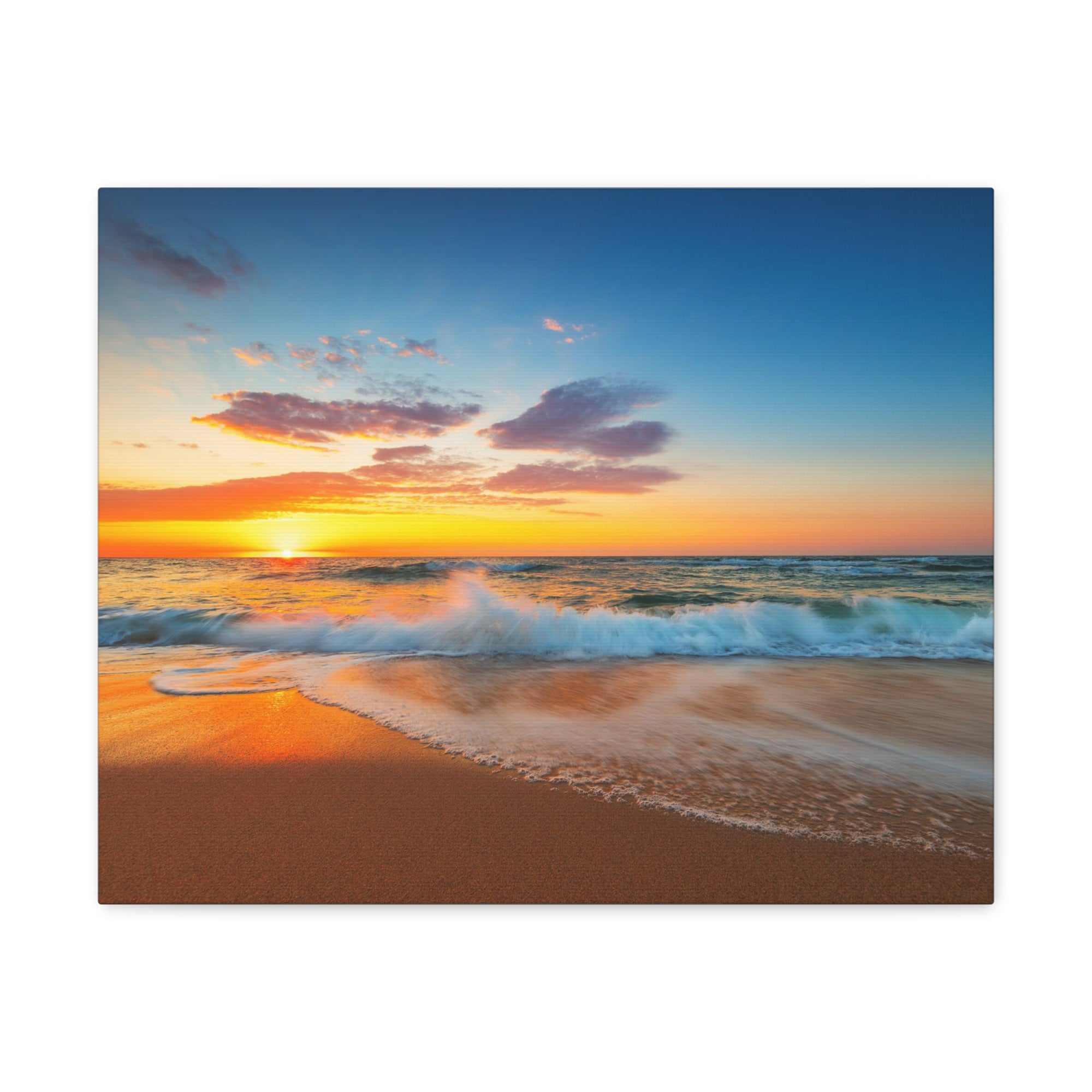 Beautiful Cloudscape Over The Sea Ocean Canvas Wall Art for Home Decor Ready-to-Hang-Express Your Love Gifts