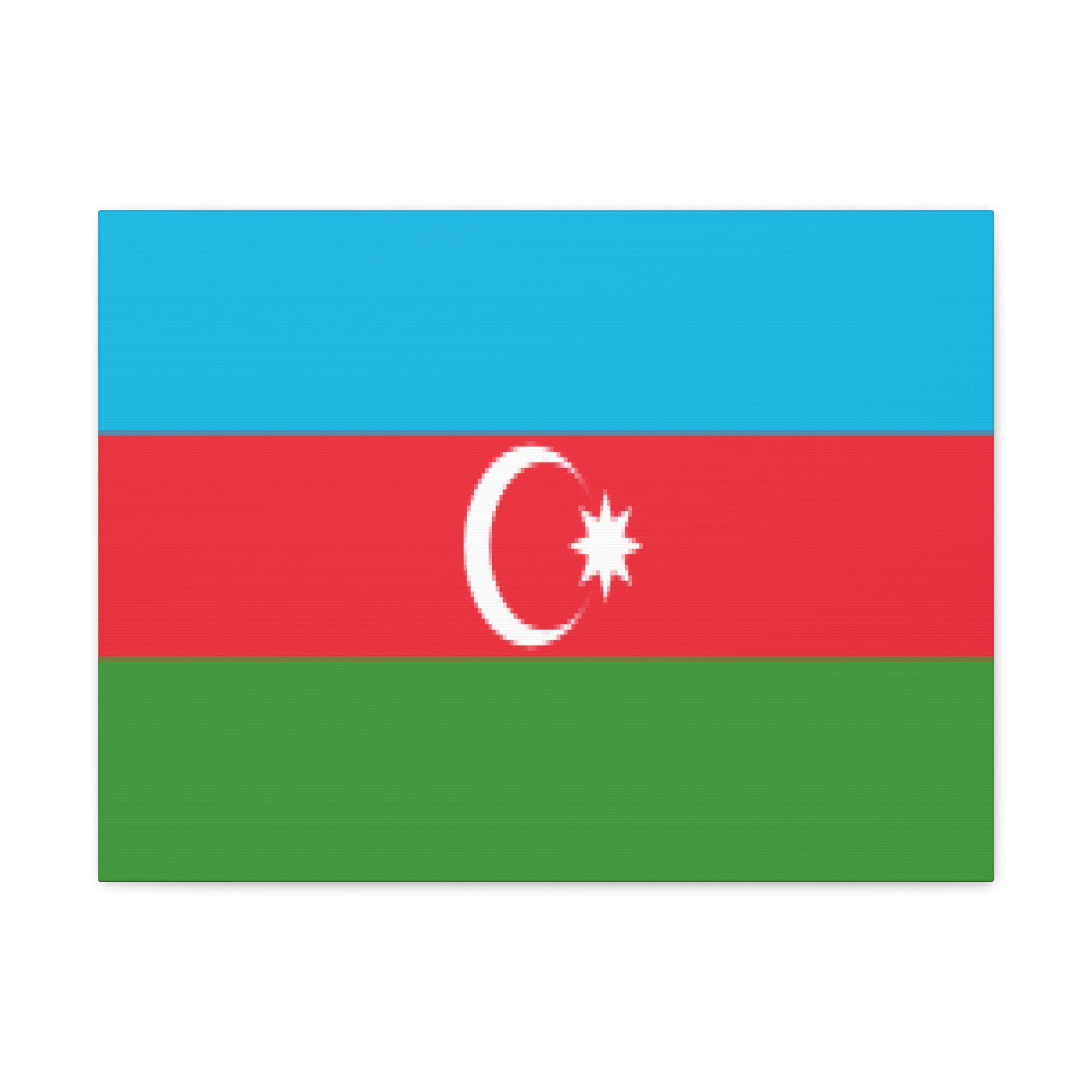 Azerbaijan Country Flag Canvas Vibrant Wall Art Unframed Home Decor-Express Your Love Gifts