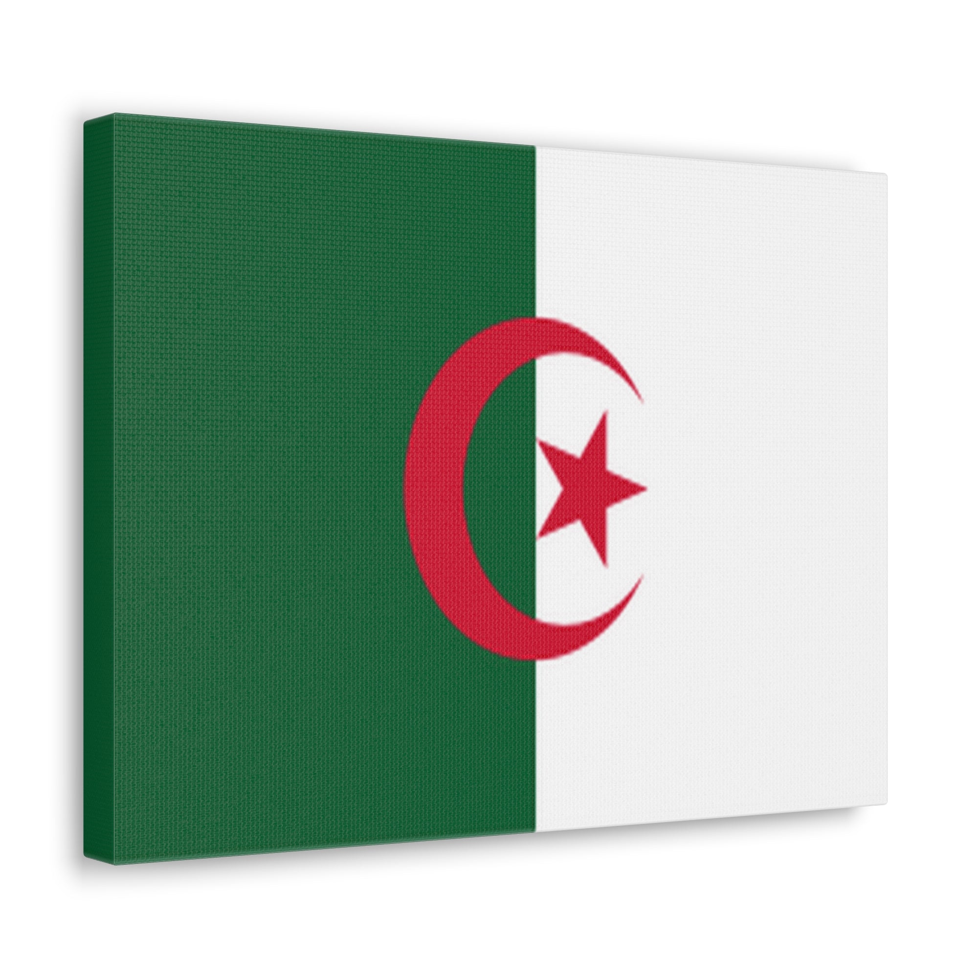 Algeria Country Flag Canvas Vibrant Wall Art Unframed Home Decor-Express Your Love Gifts