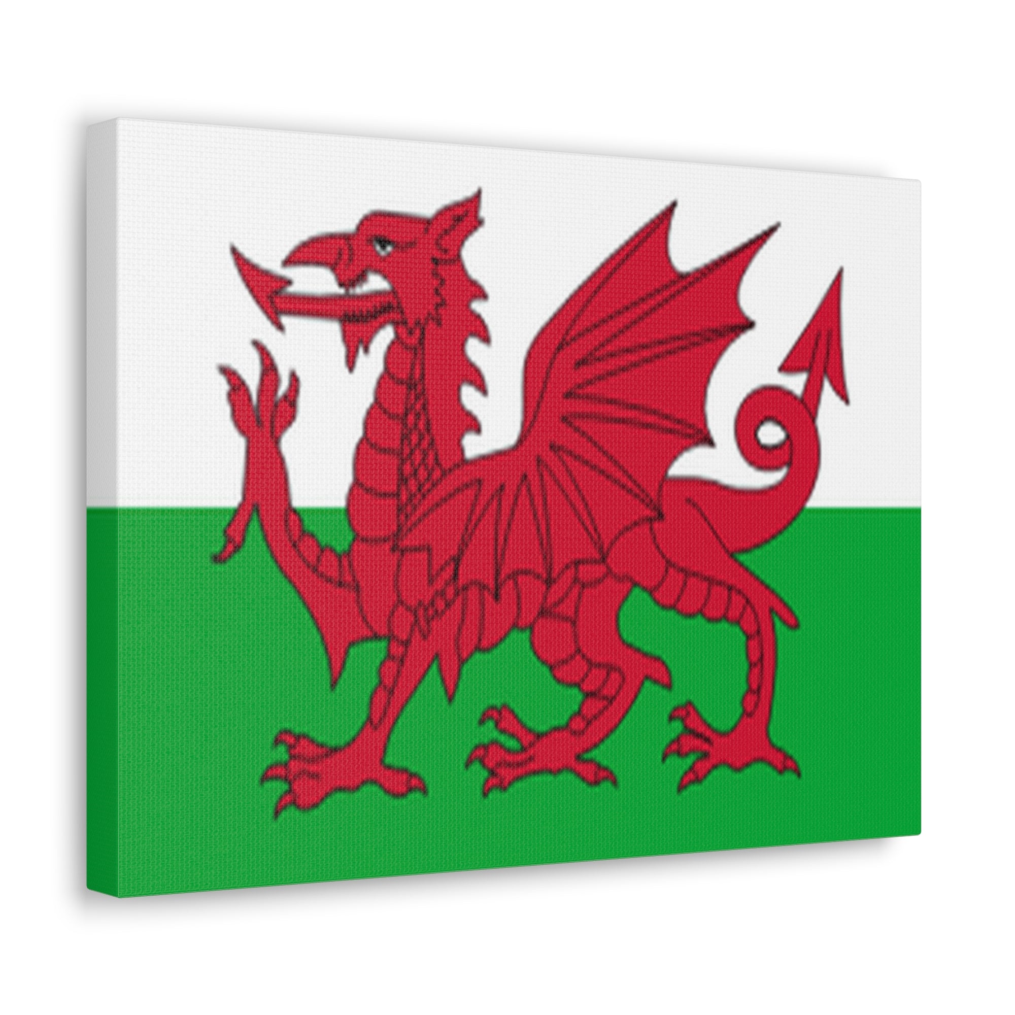 Wales Country Flag Canvas Vibrant Wall Art Unframed Home Decor-Express Your Love Gifts