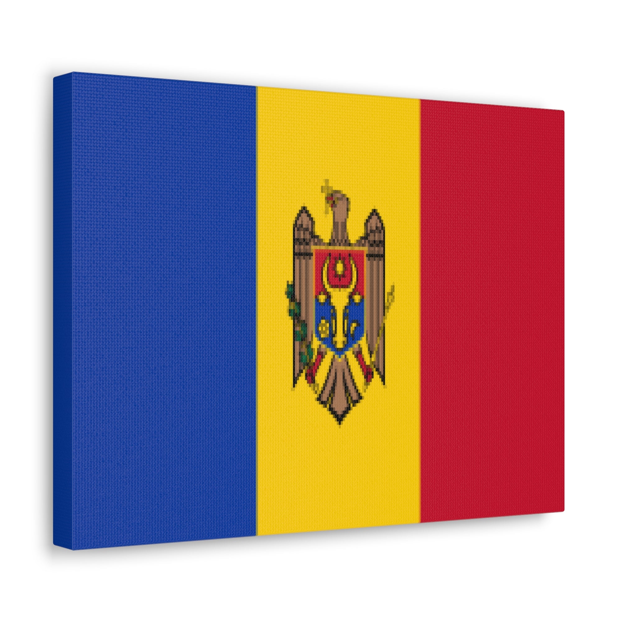 Moldova Country Flag Canvas Vibrant Wall Art Unframed Home Decor-Express Your Love Gifts